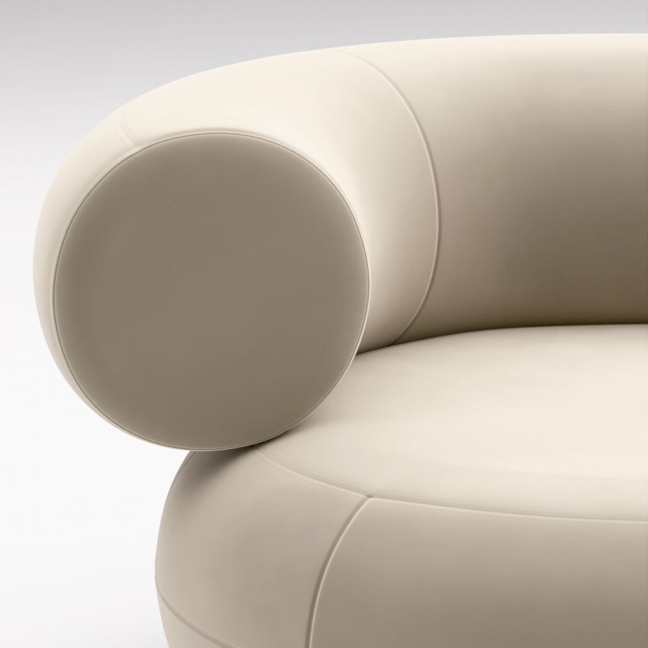 Right -sided sofa Fat Upholstered [Julia] [Amelia SPR]