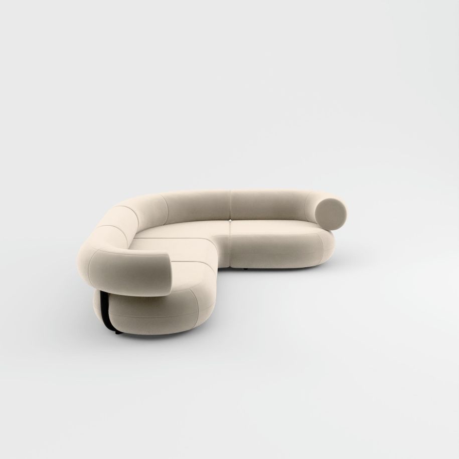 Modular corner Fat Upholstered [Julia] [AMELIA SPR]