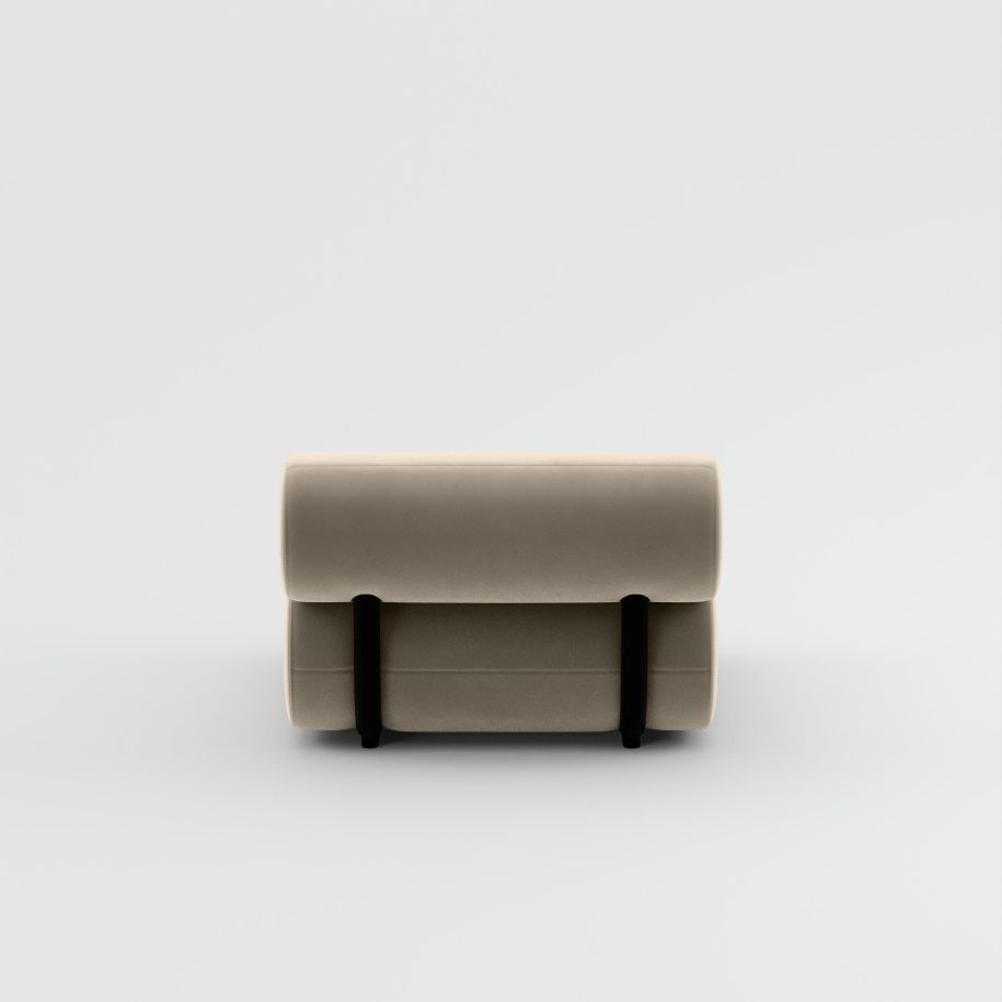 Modulares Sofa -Fett - zentrales Polstermodul [Julia] [Amelia SPR]