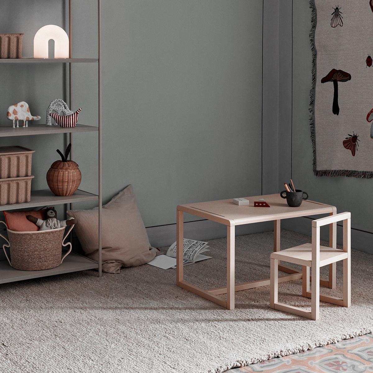 Stolik dziecięcy LITTLE ARCHITECT jasnoróżowy
