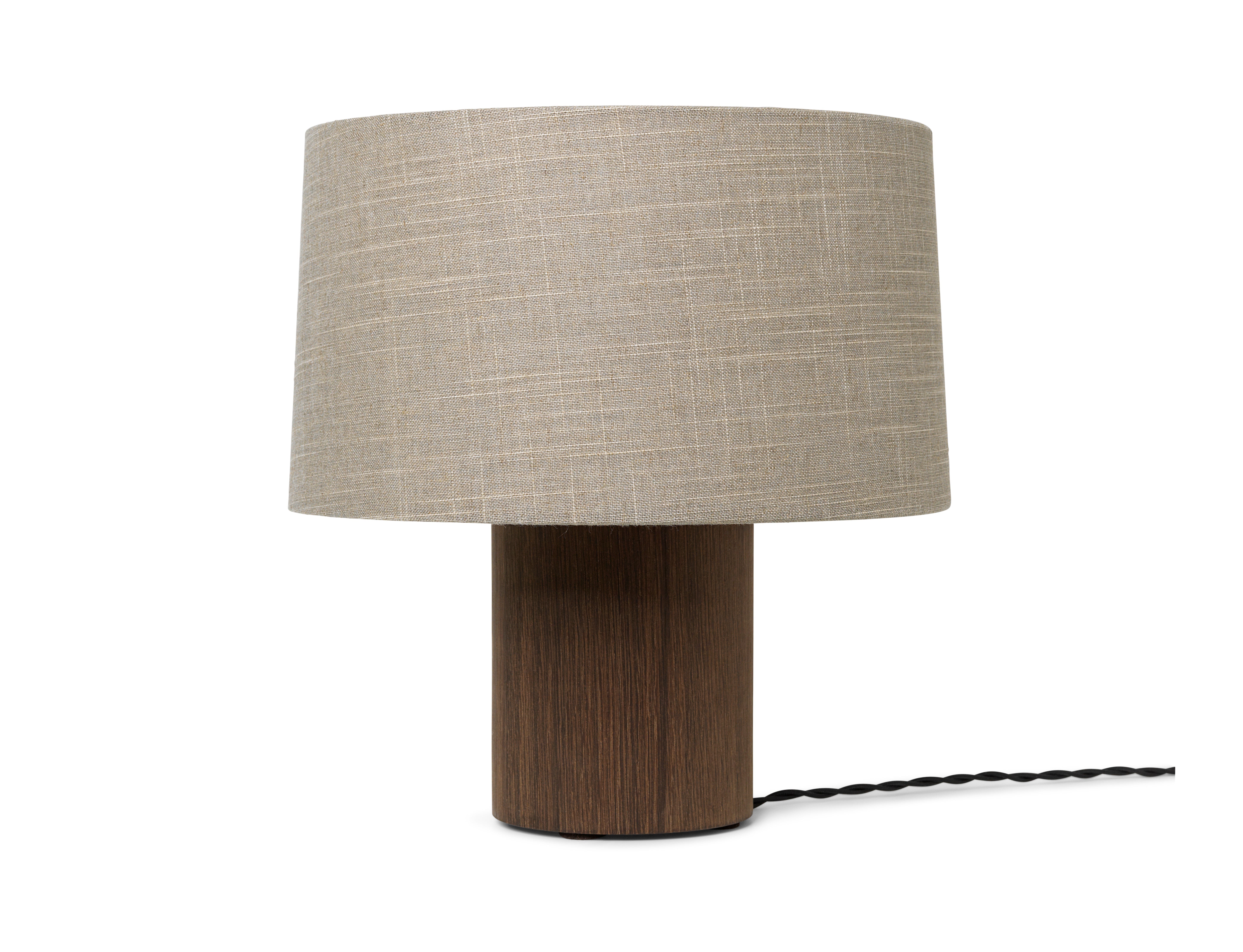 Table lamp base Post oak veneer