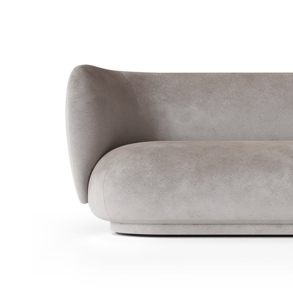 Sofa 4-osobowa RICO Faded Velvet szary