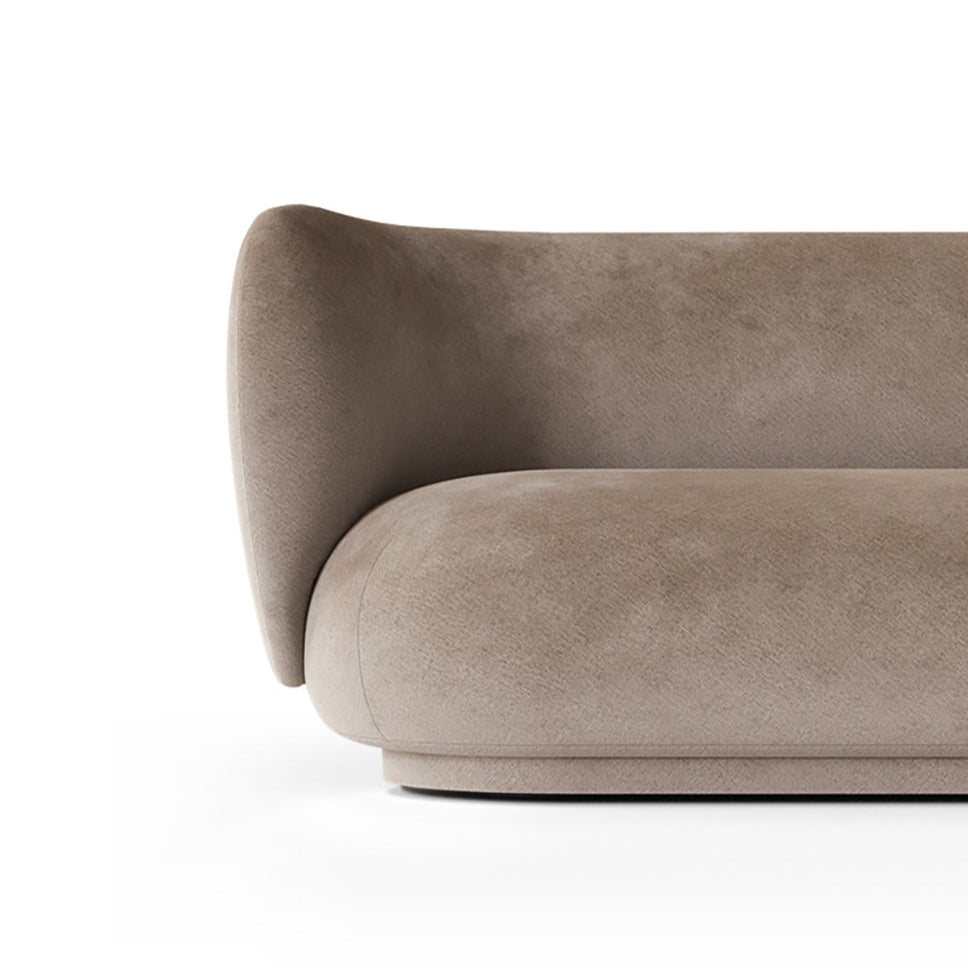 Sofa 3-osobowa RICO Faded Velvet beżowy