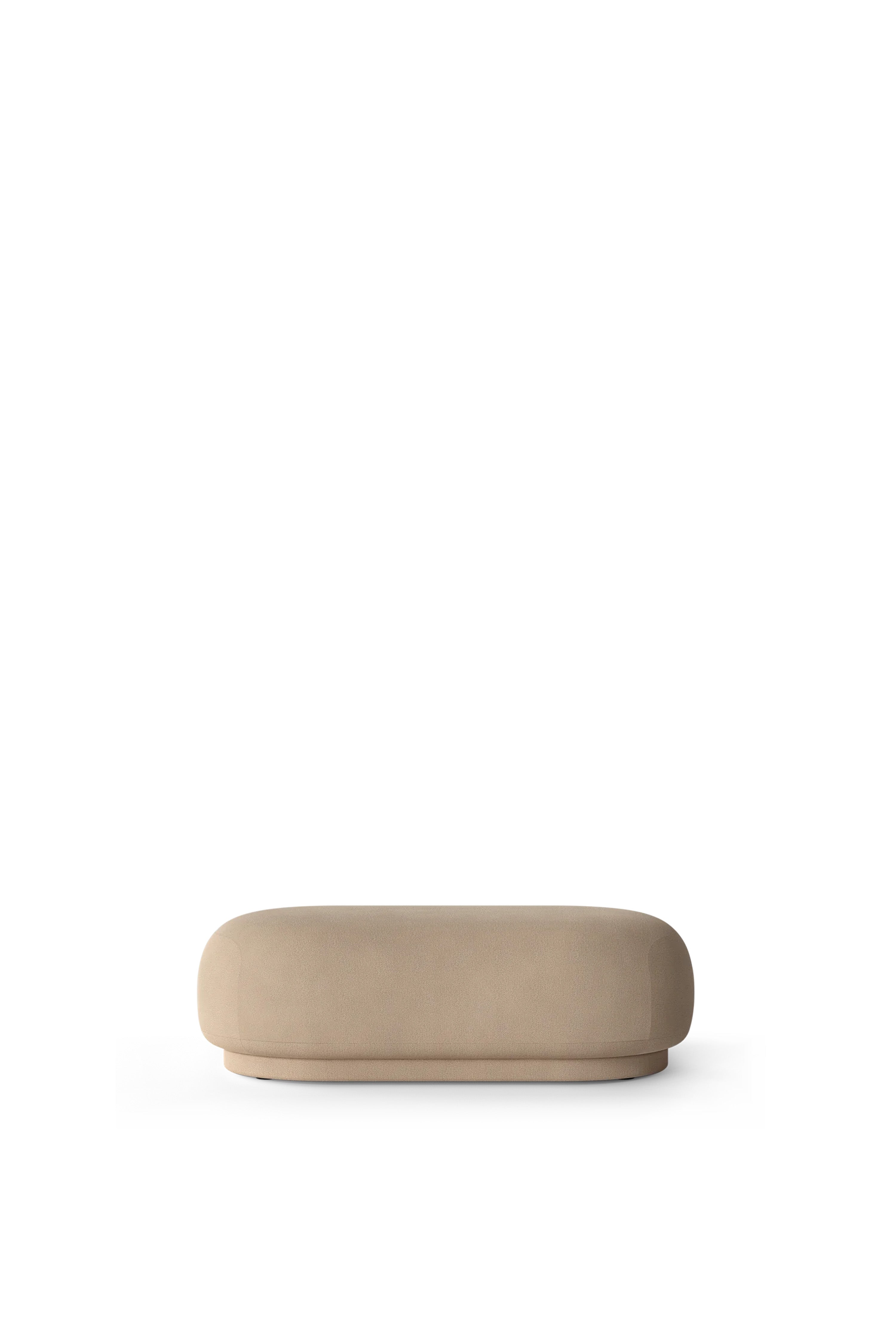 Upholstered rico ottoman