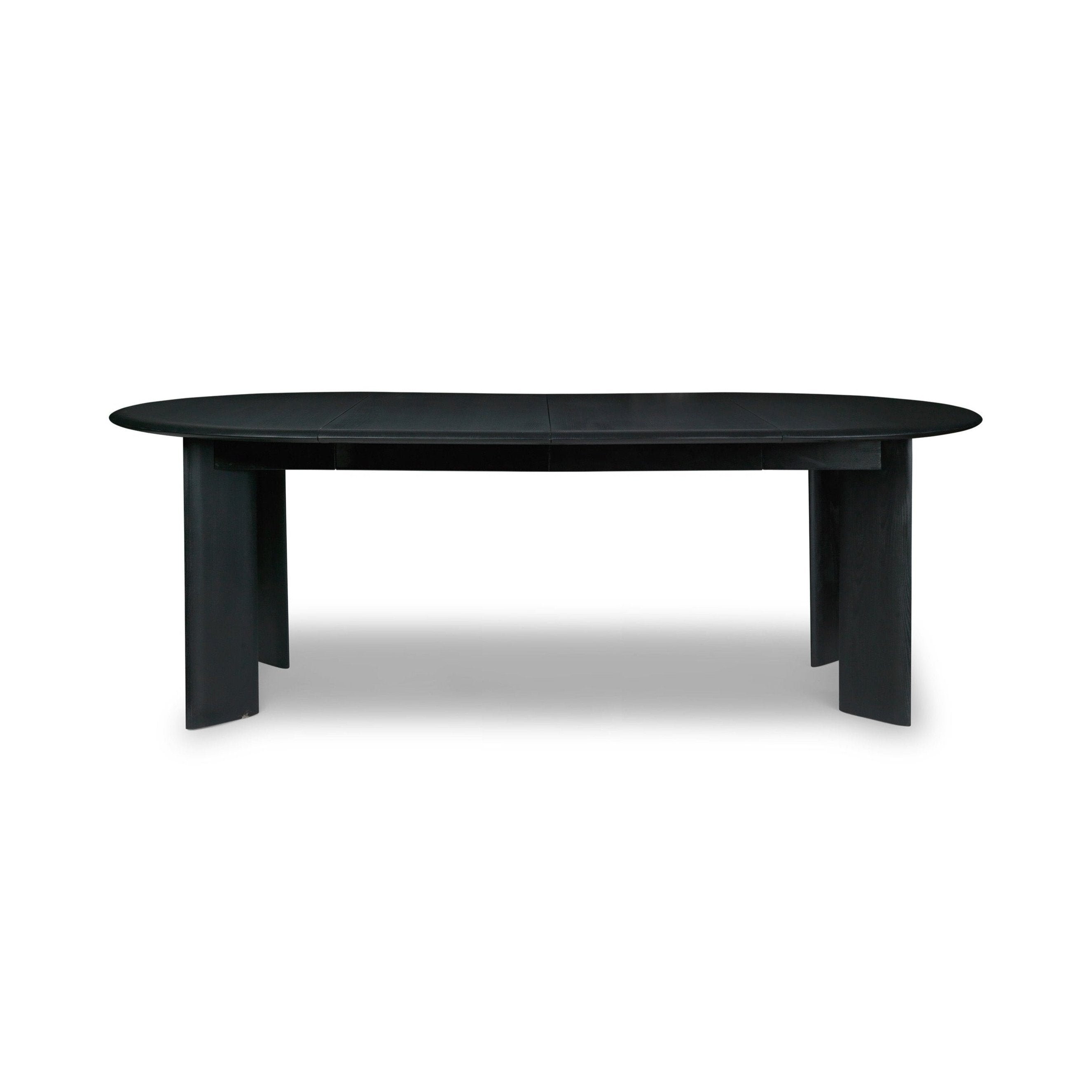 Black Bevel Black Folded Table