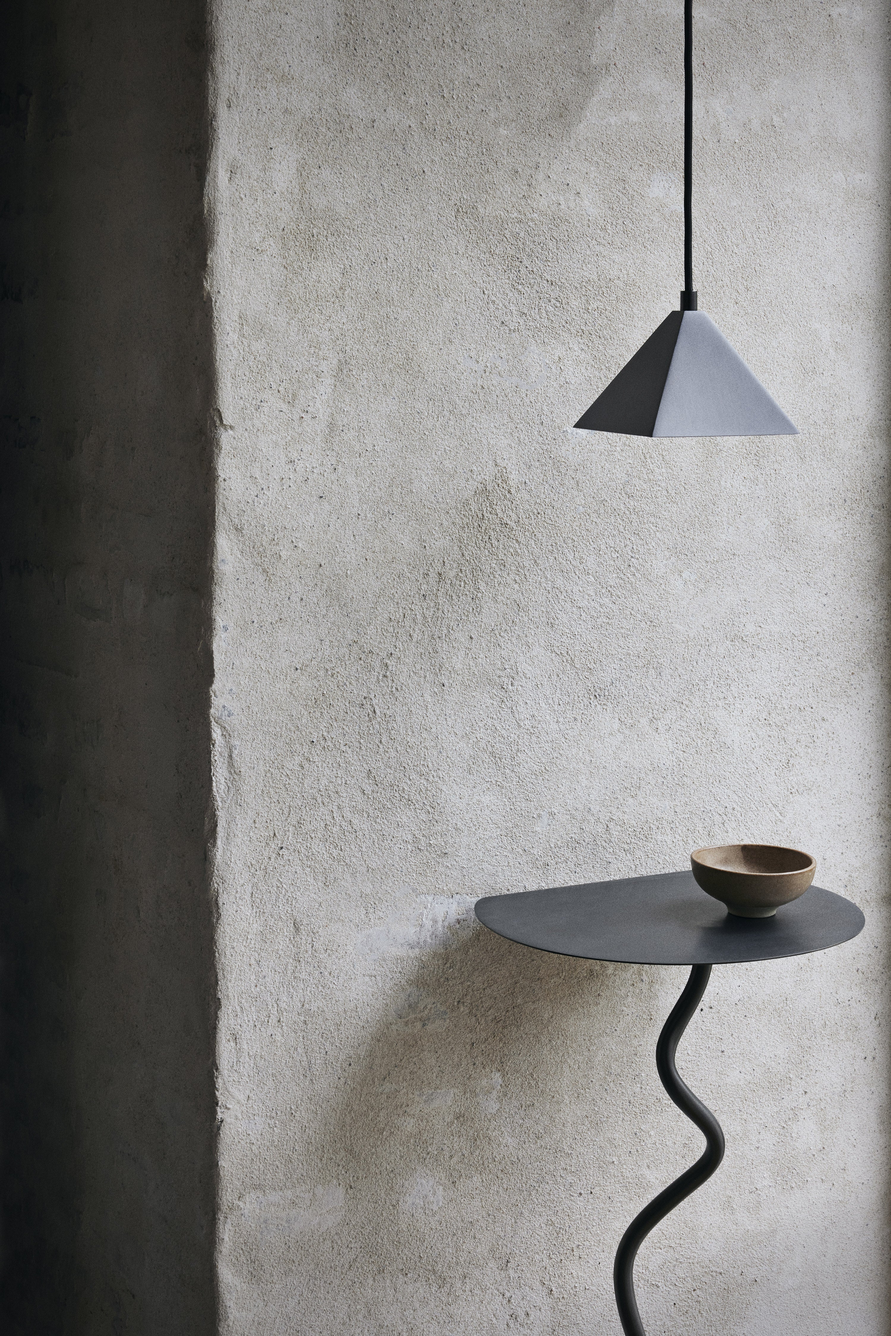 Kare Black Steel Hanging Lampe