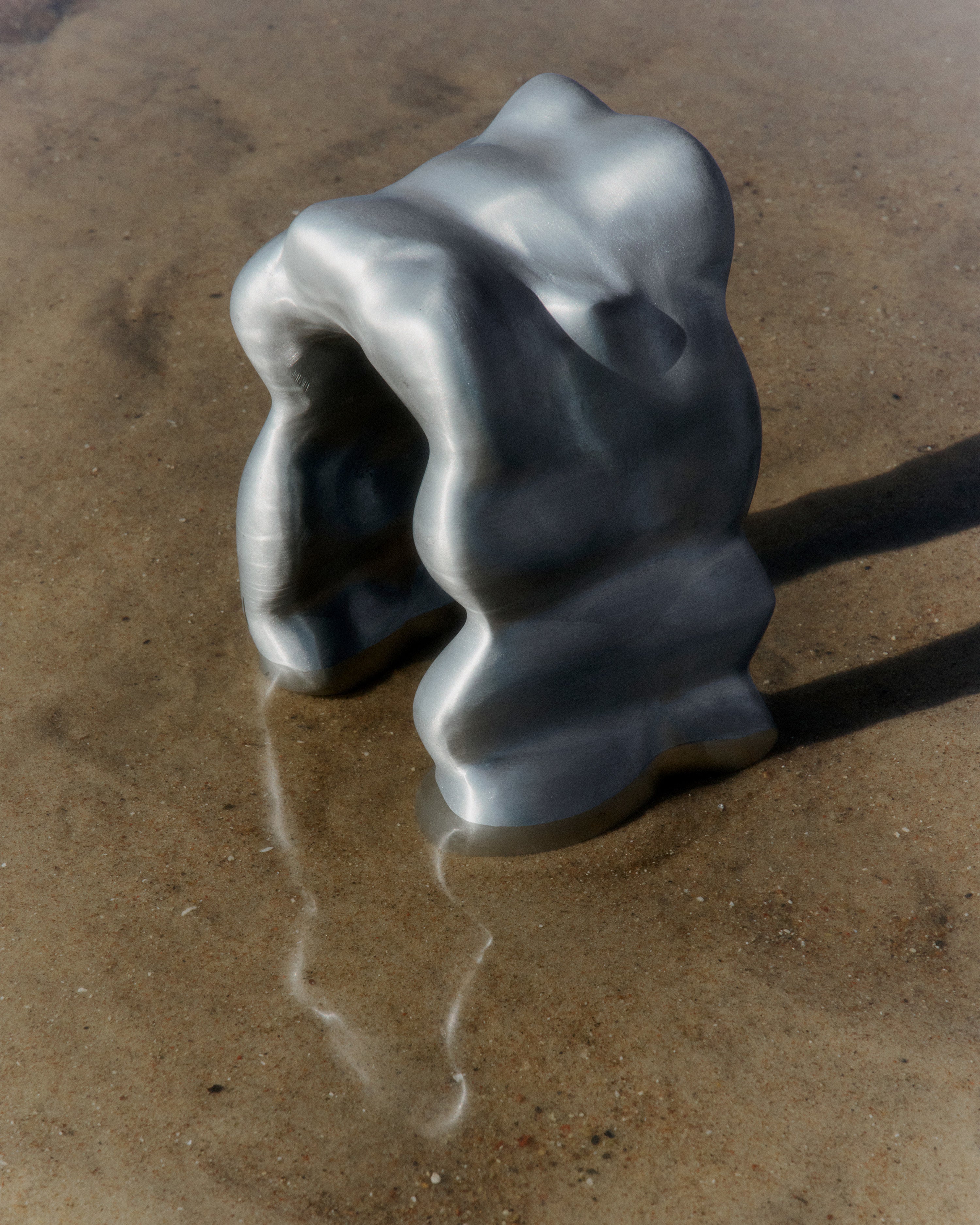 Dekoracja MORF SCULPTURE szczotkowane aluminium