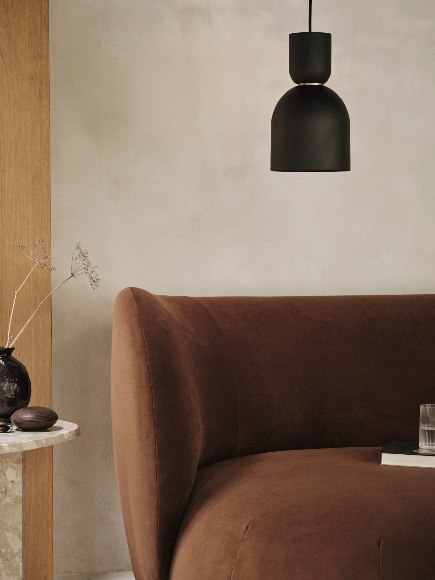 Bell hanging lamp Black