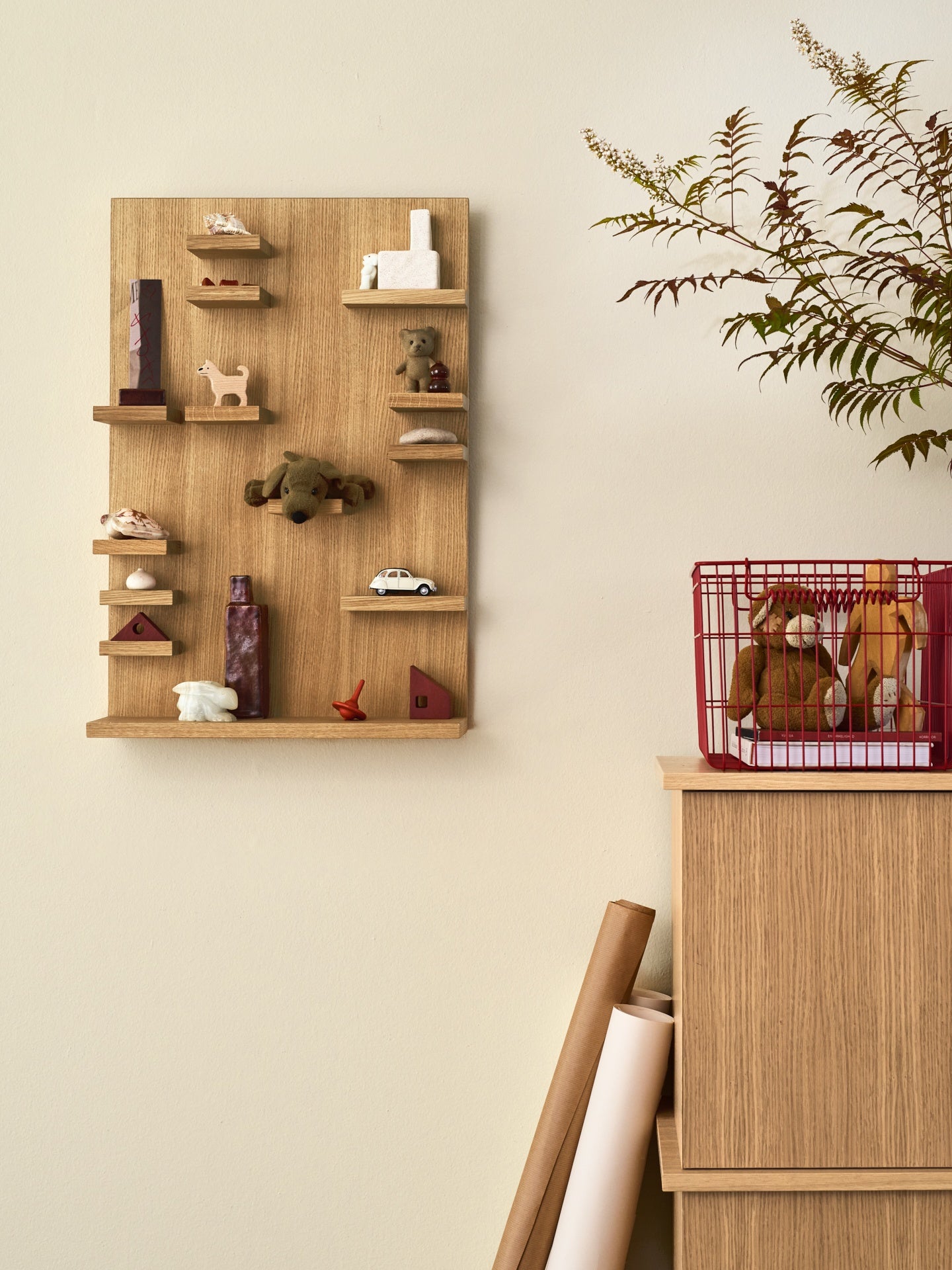Półka wisząca PARADE SHELF olejowany dąb