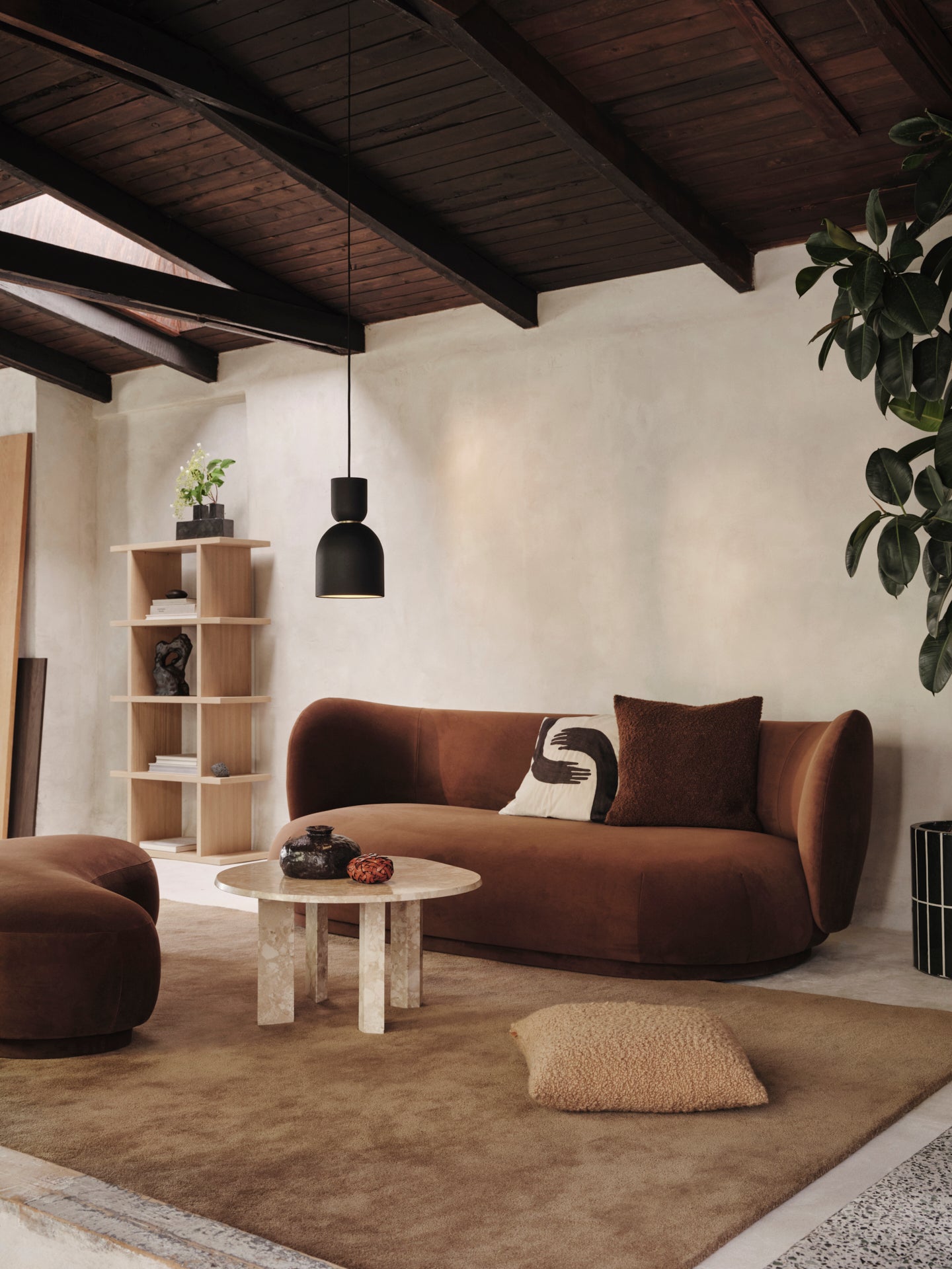Rico Lounger sofa upholstered