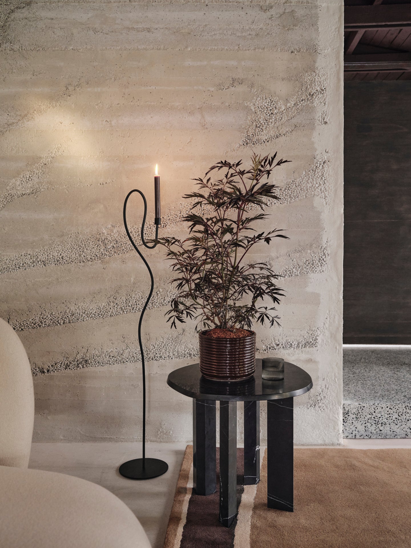 Valse black candlestick black