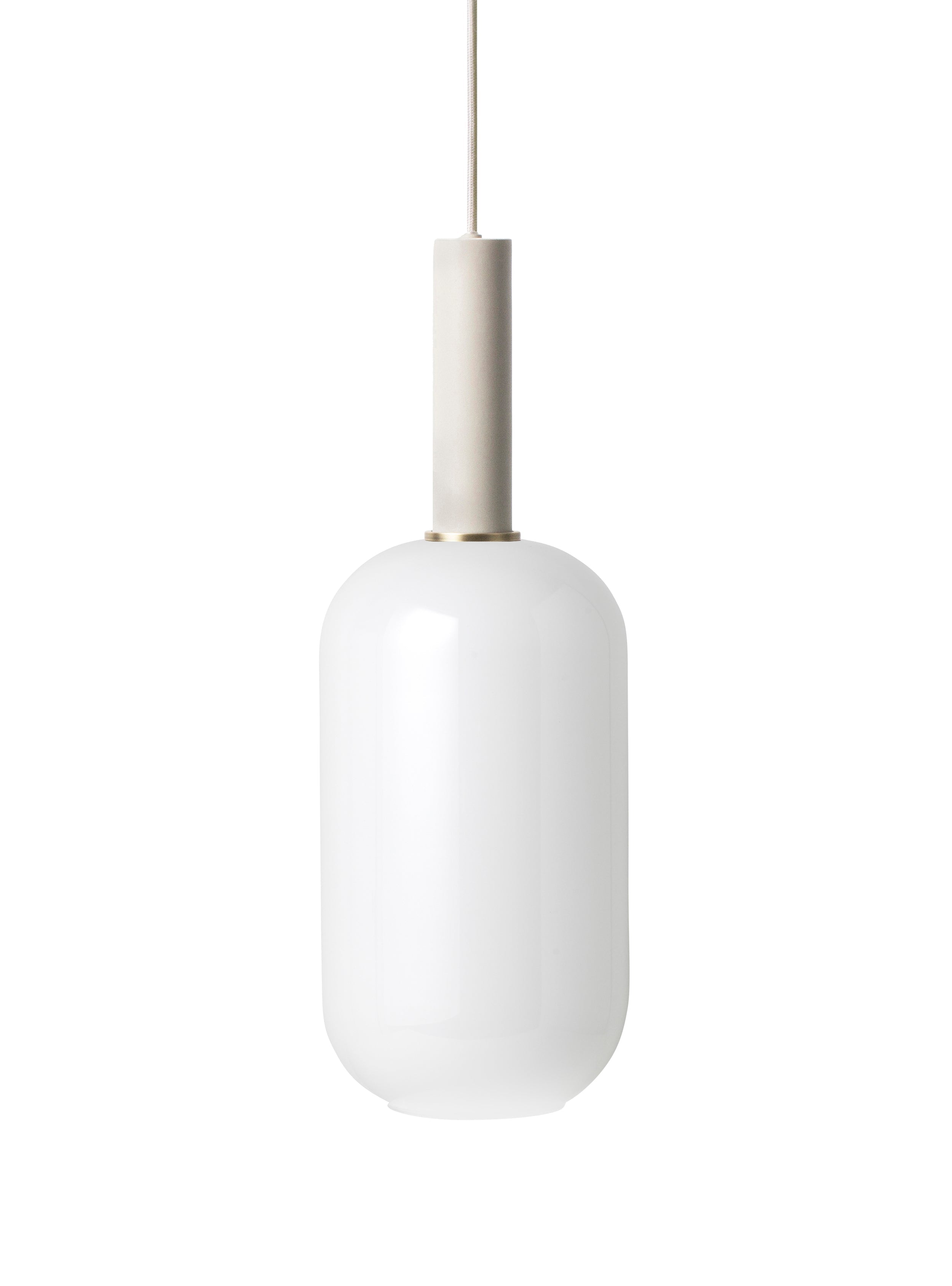 Sammle beige hängende Lampe