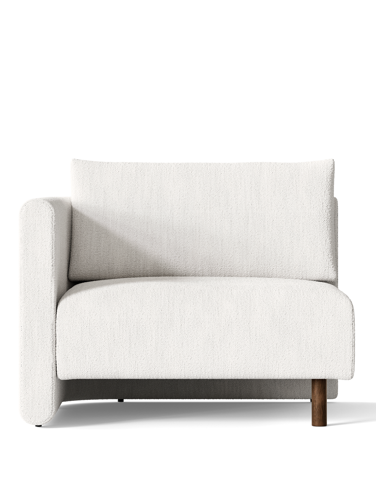 Sofa modułowa DASE - element lewostronny tapicerowany