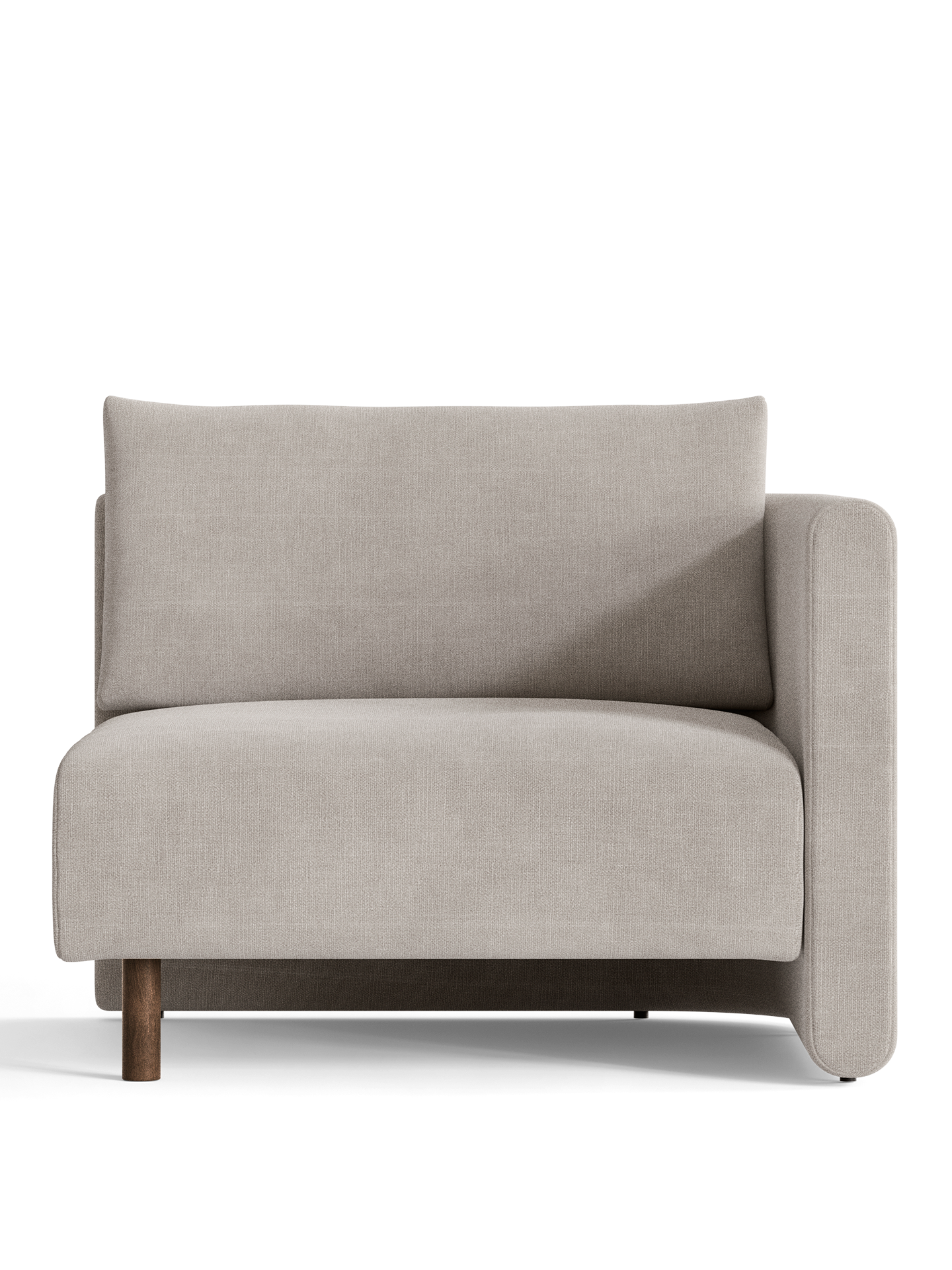 Sofa modułowa DASE - element prawostronny Cotton Linen beżowy