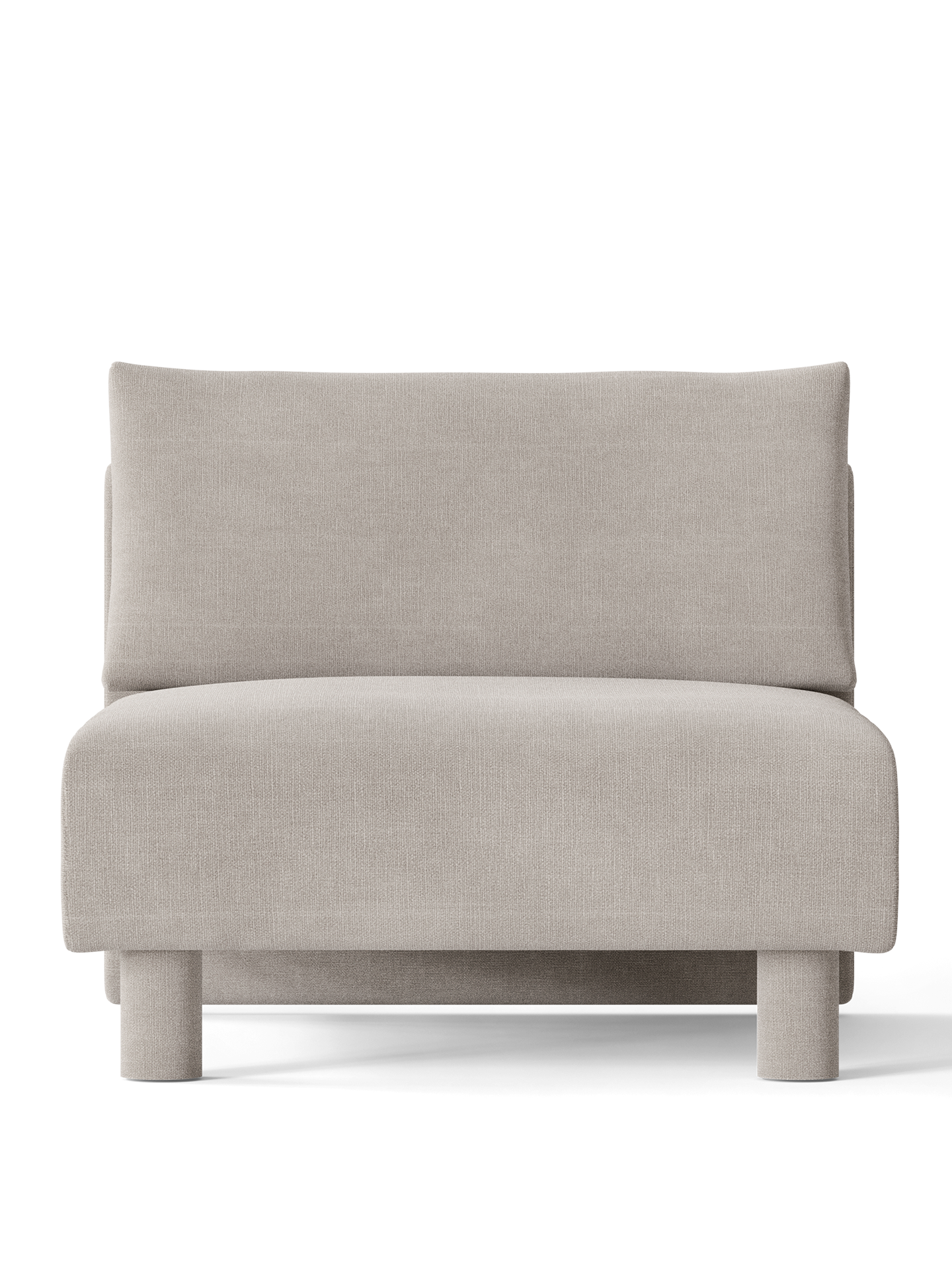 Dase modular sofa - the middle element upholstered