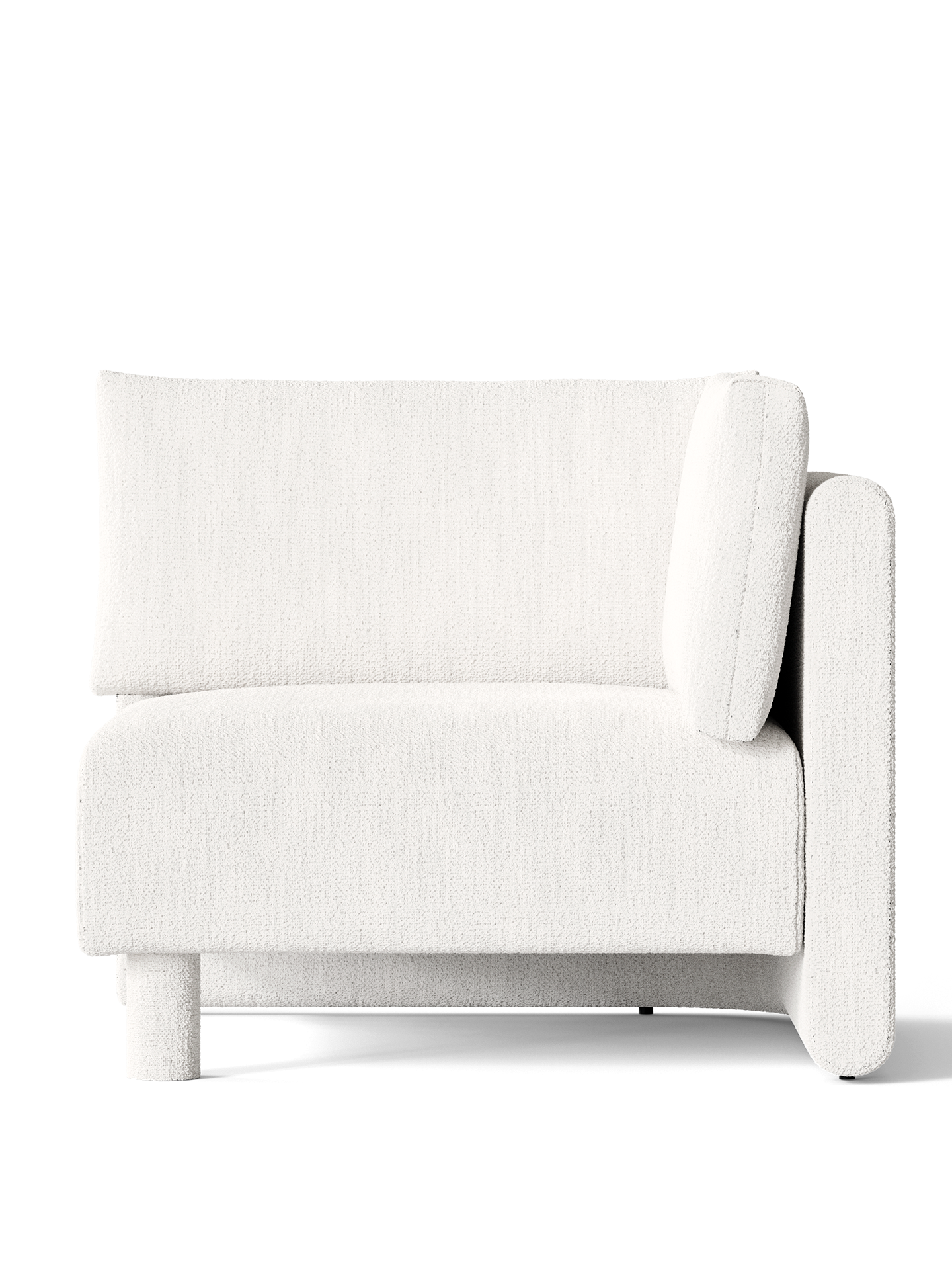 Sofa modułowa DASE - element narożny tapicerowany
