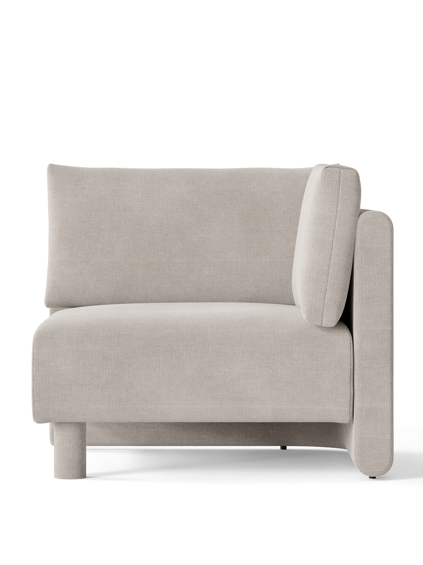Sofa modułowa DASE - element narożny tapicerowany