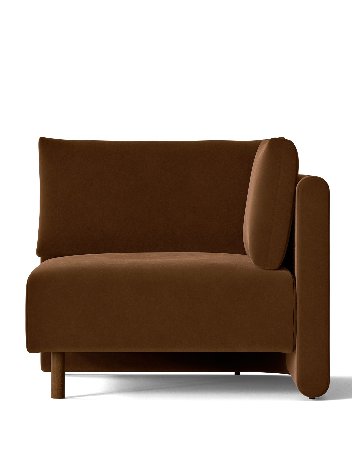 Sofa modułowa DASE - element narożny tapicerowany