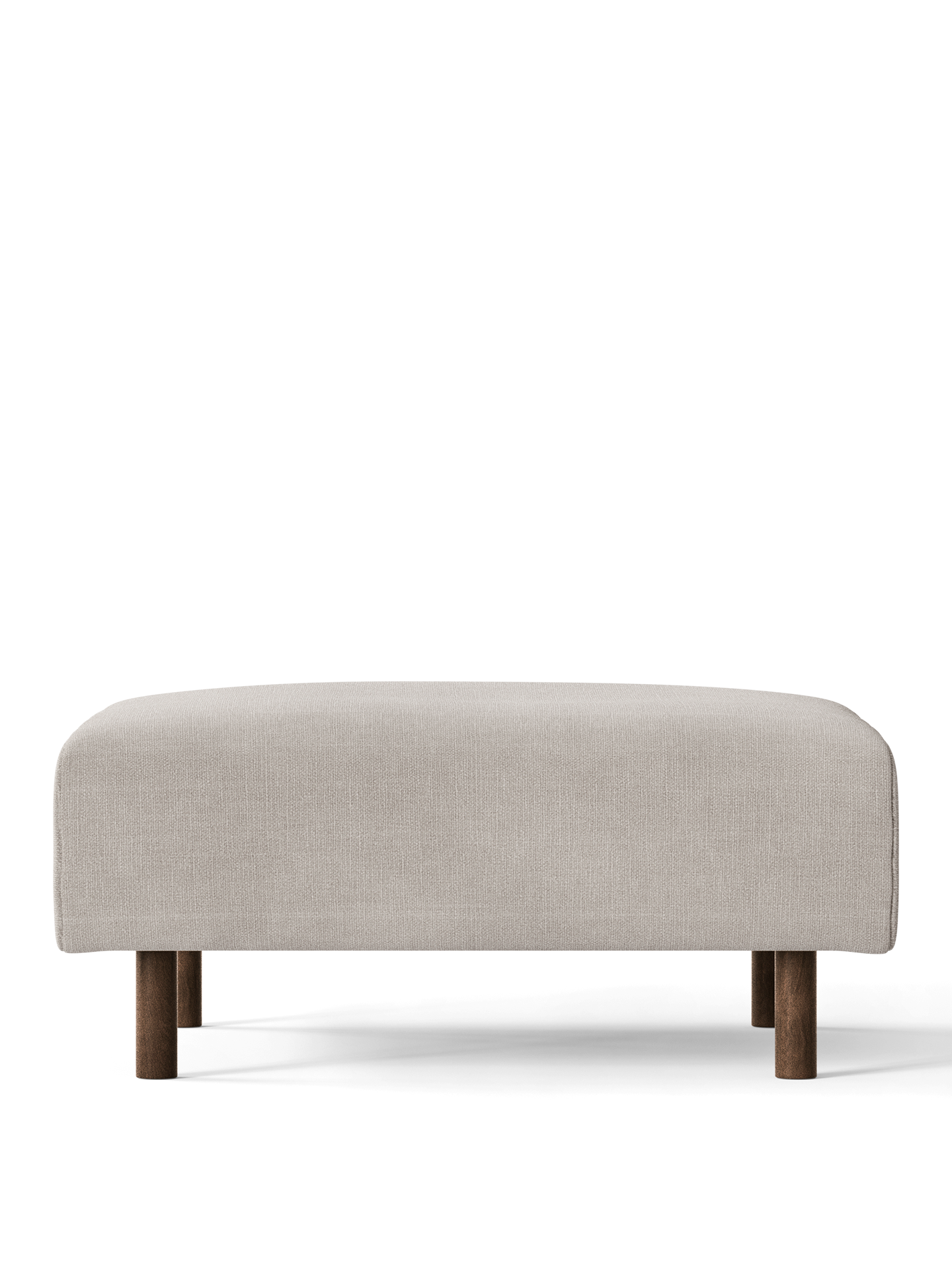 Dase -Modularsofa - Pouf Cotton Leinen Beige