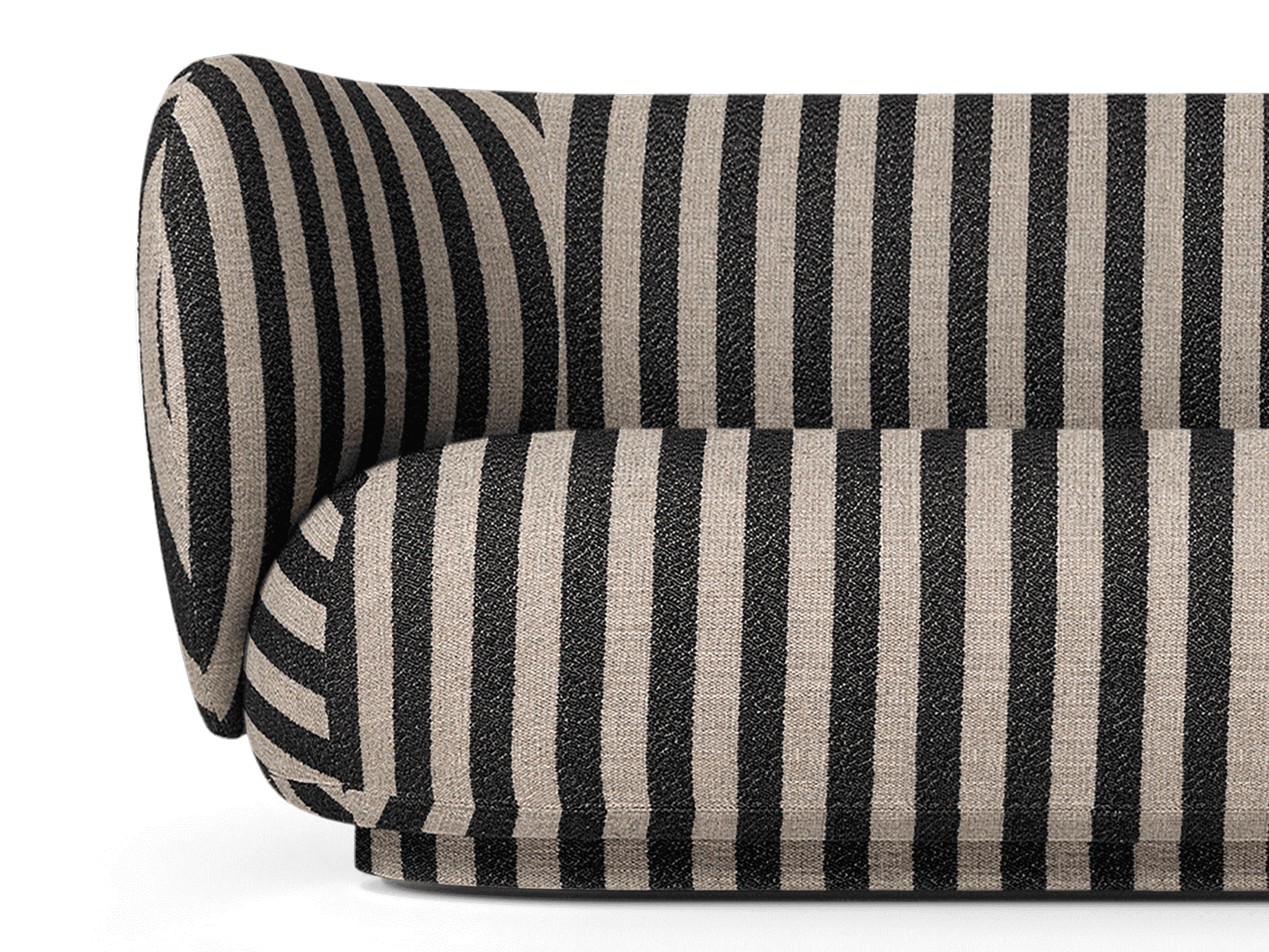 Rico Louisiana black and white sofa sofa