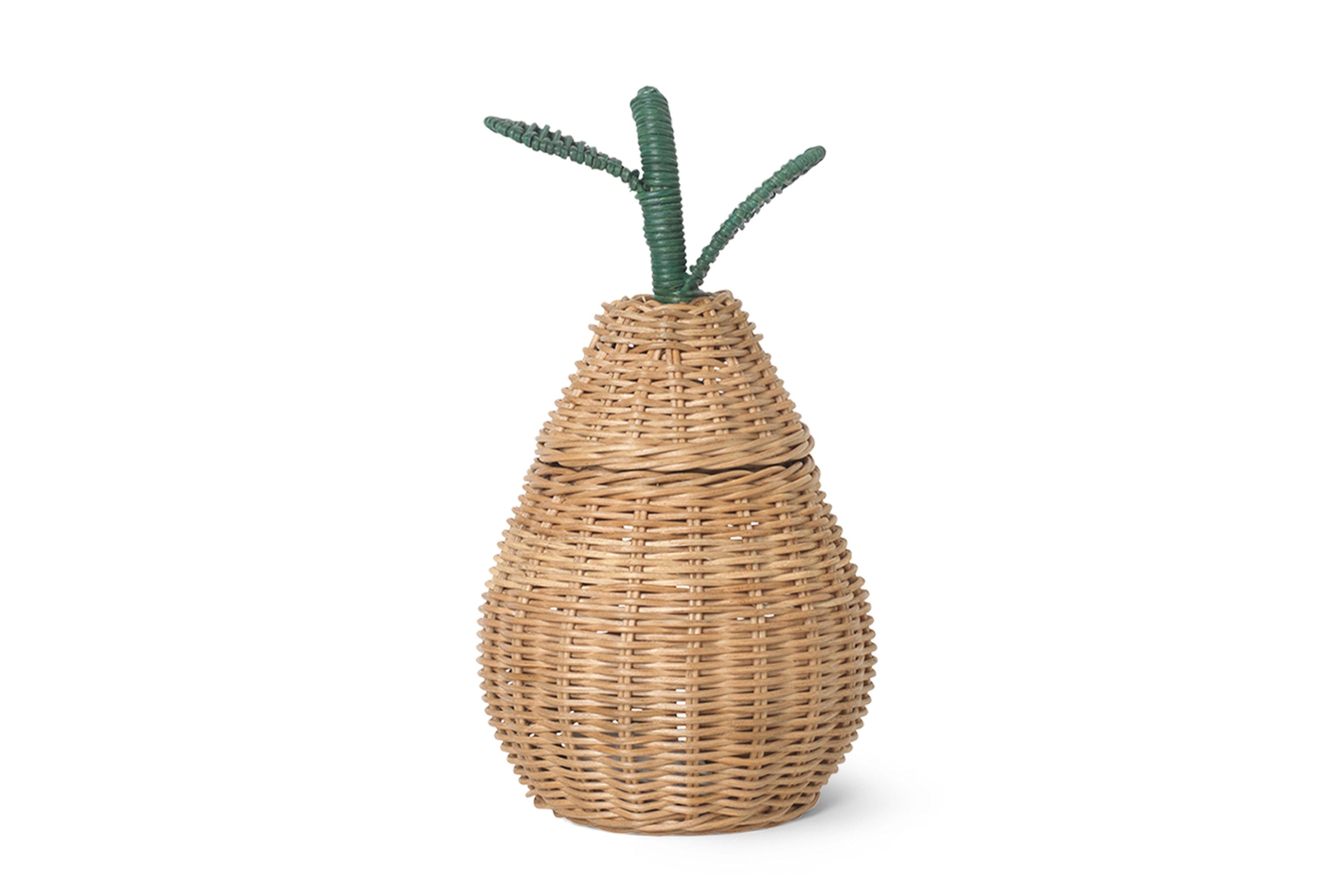 PEAR rattan basket