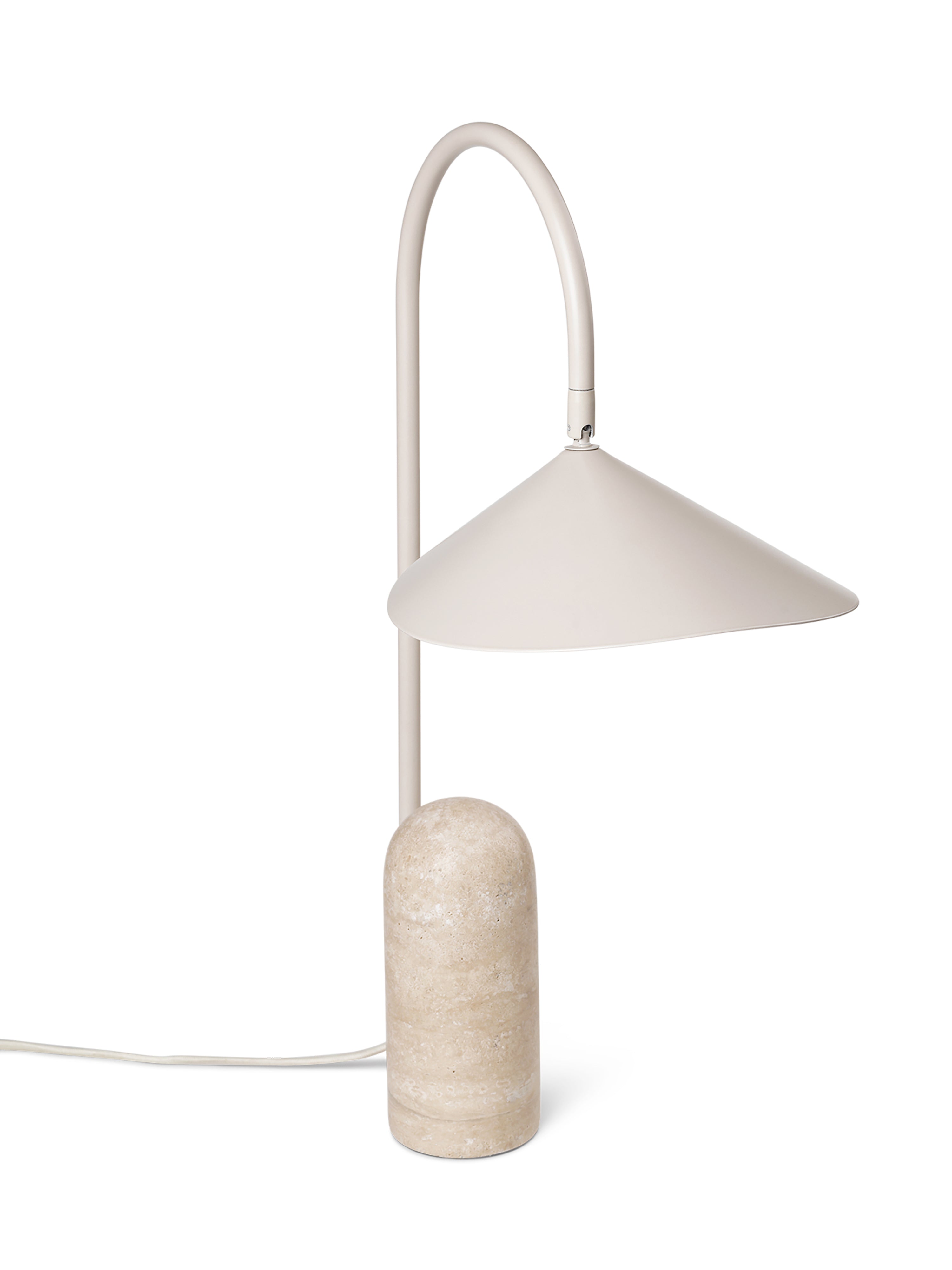 Table lamp arum beige marble