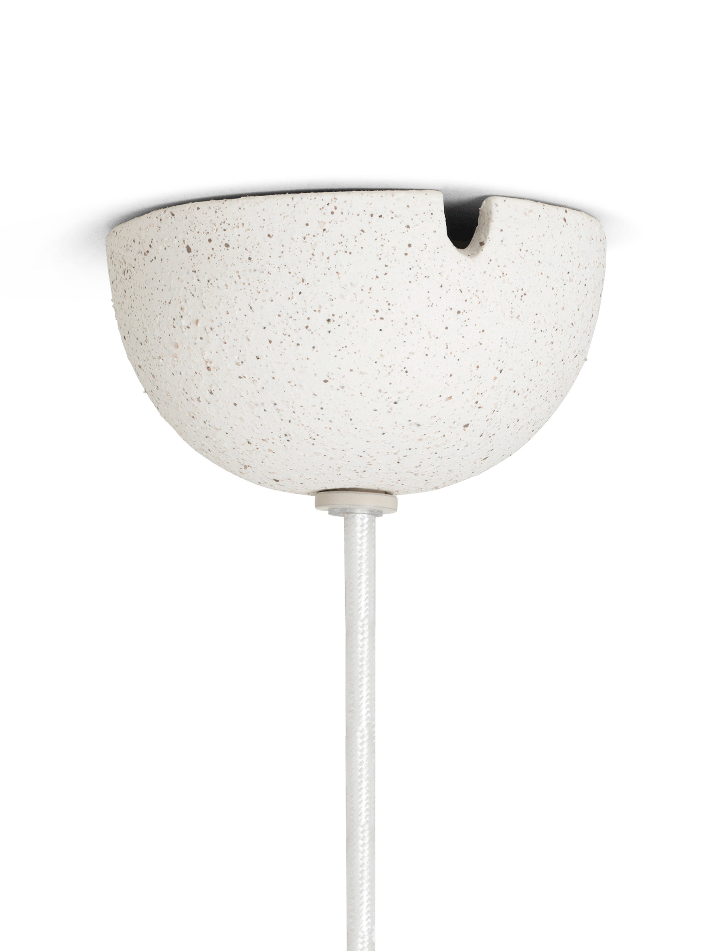 Speckle broken lamp broken white