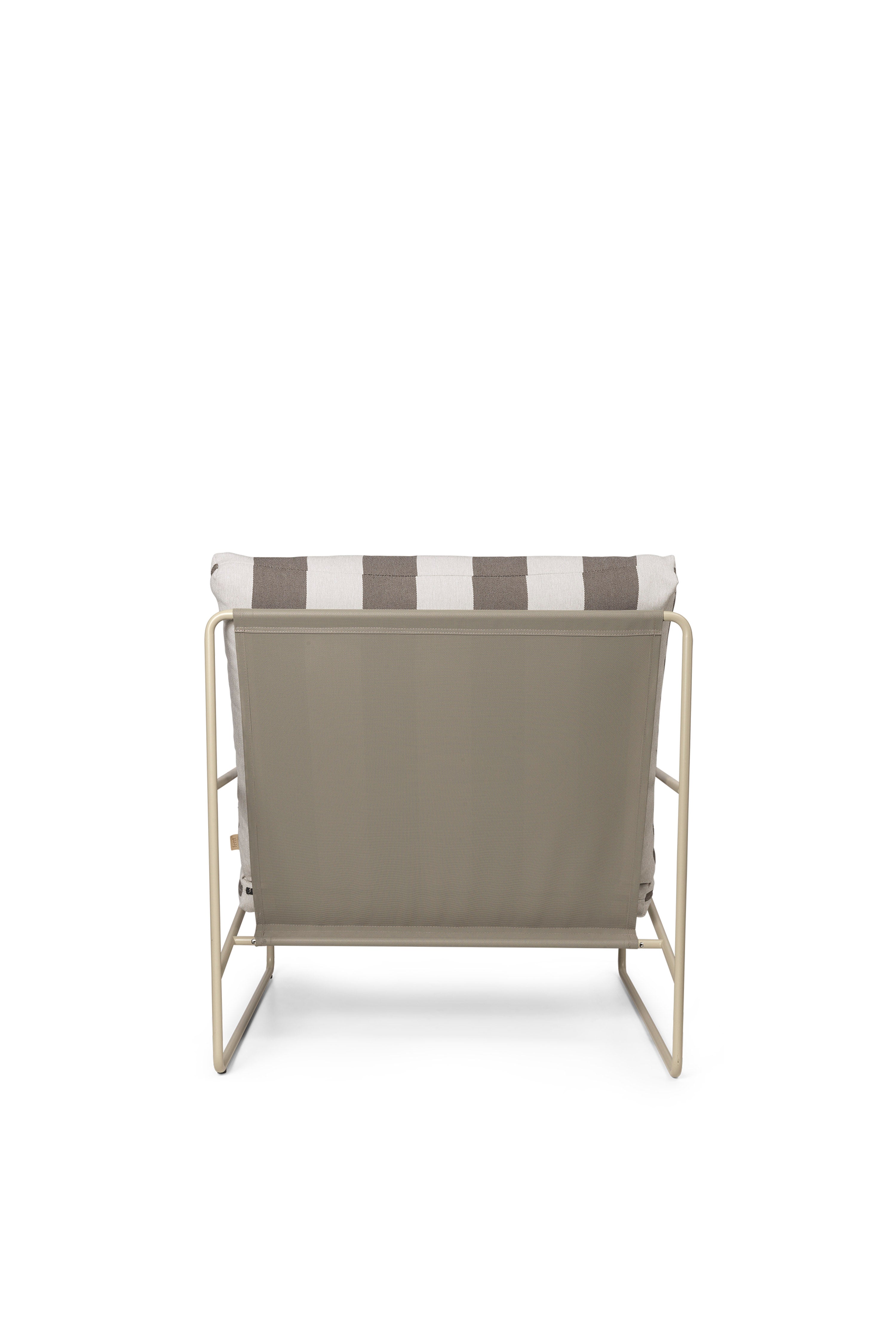 DESERT CREAM-brown desert armchair with a beige base