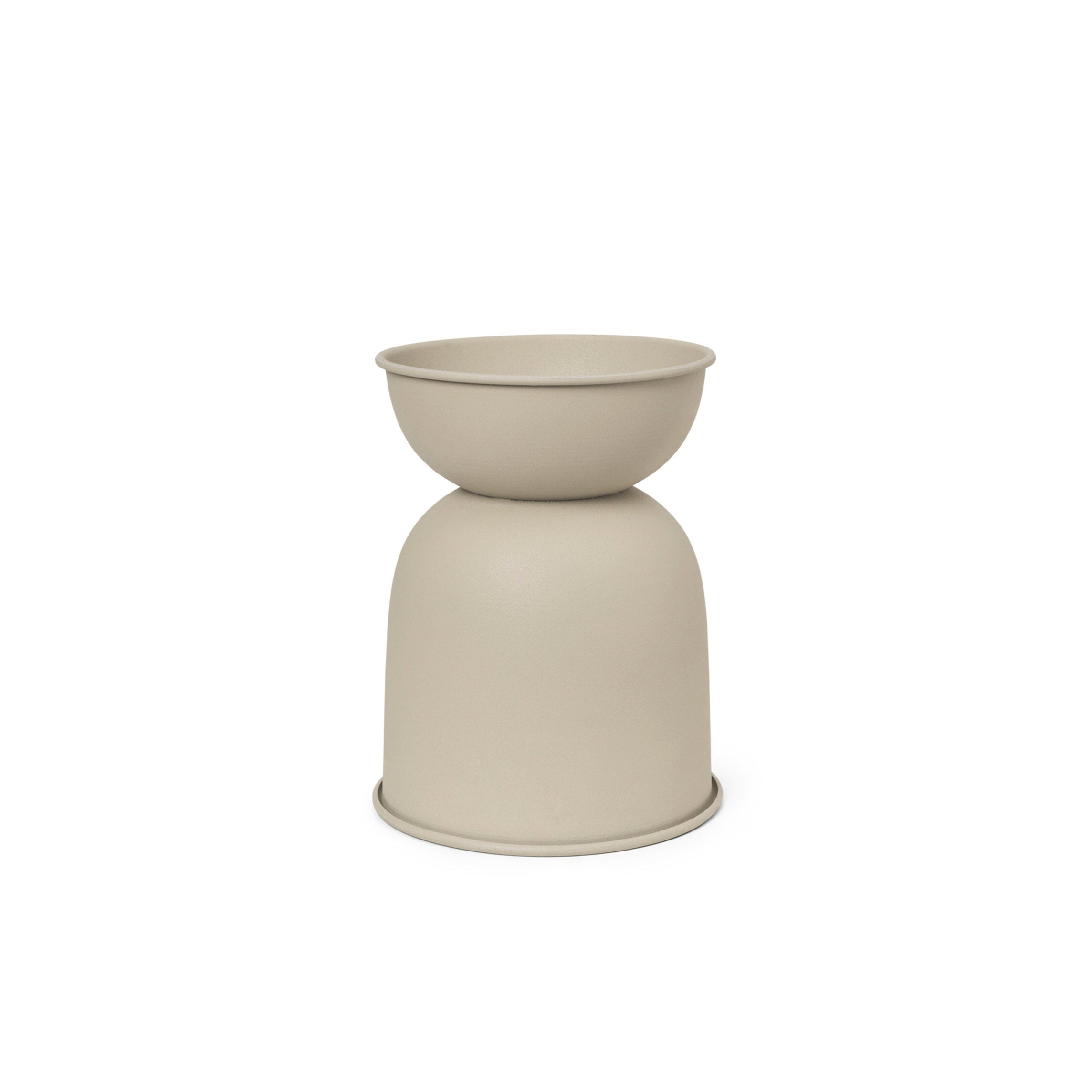 Hourglass Pot Beige