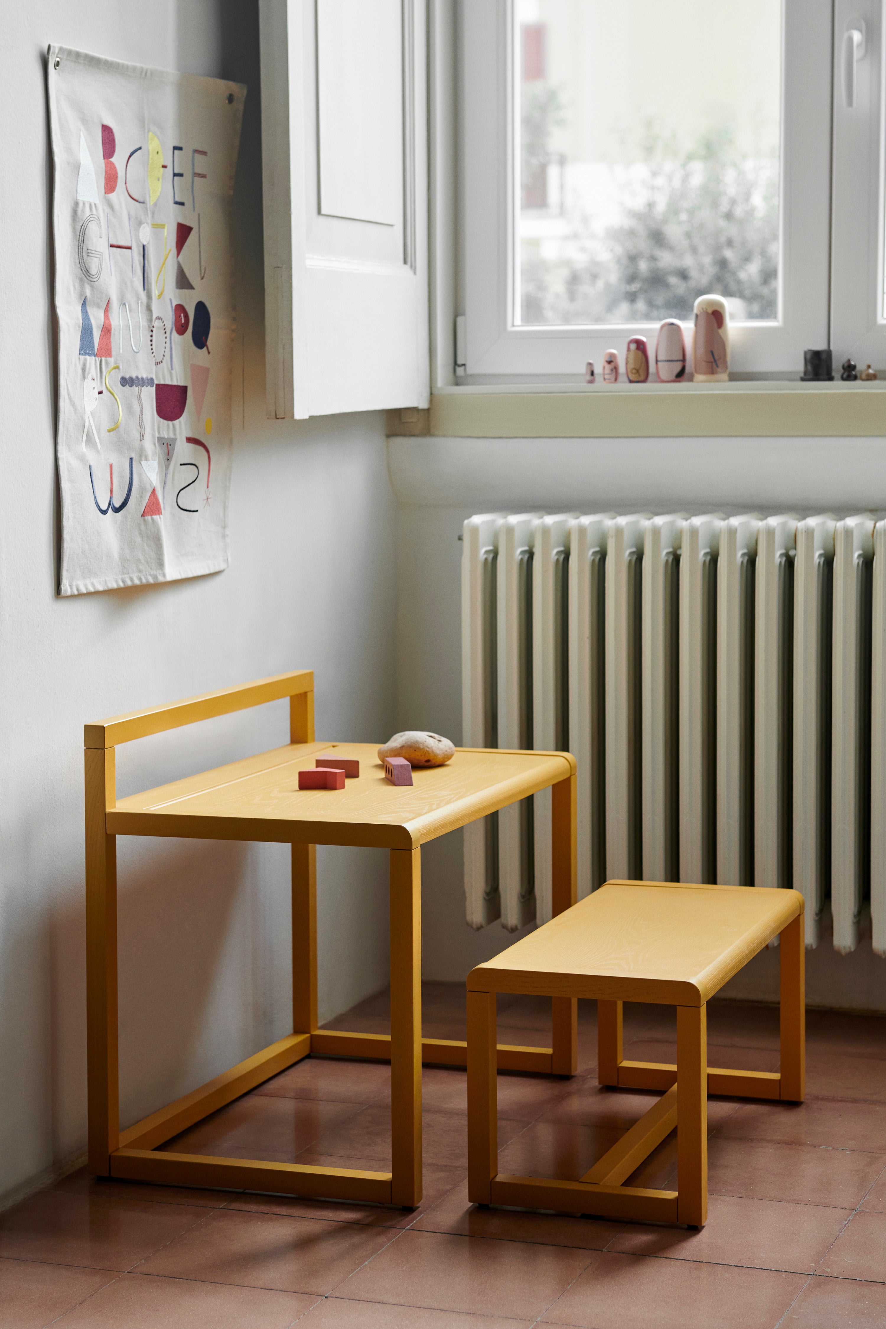 Biurko dziecięce LITTLE ARCHITECT żółty