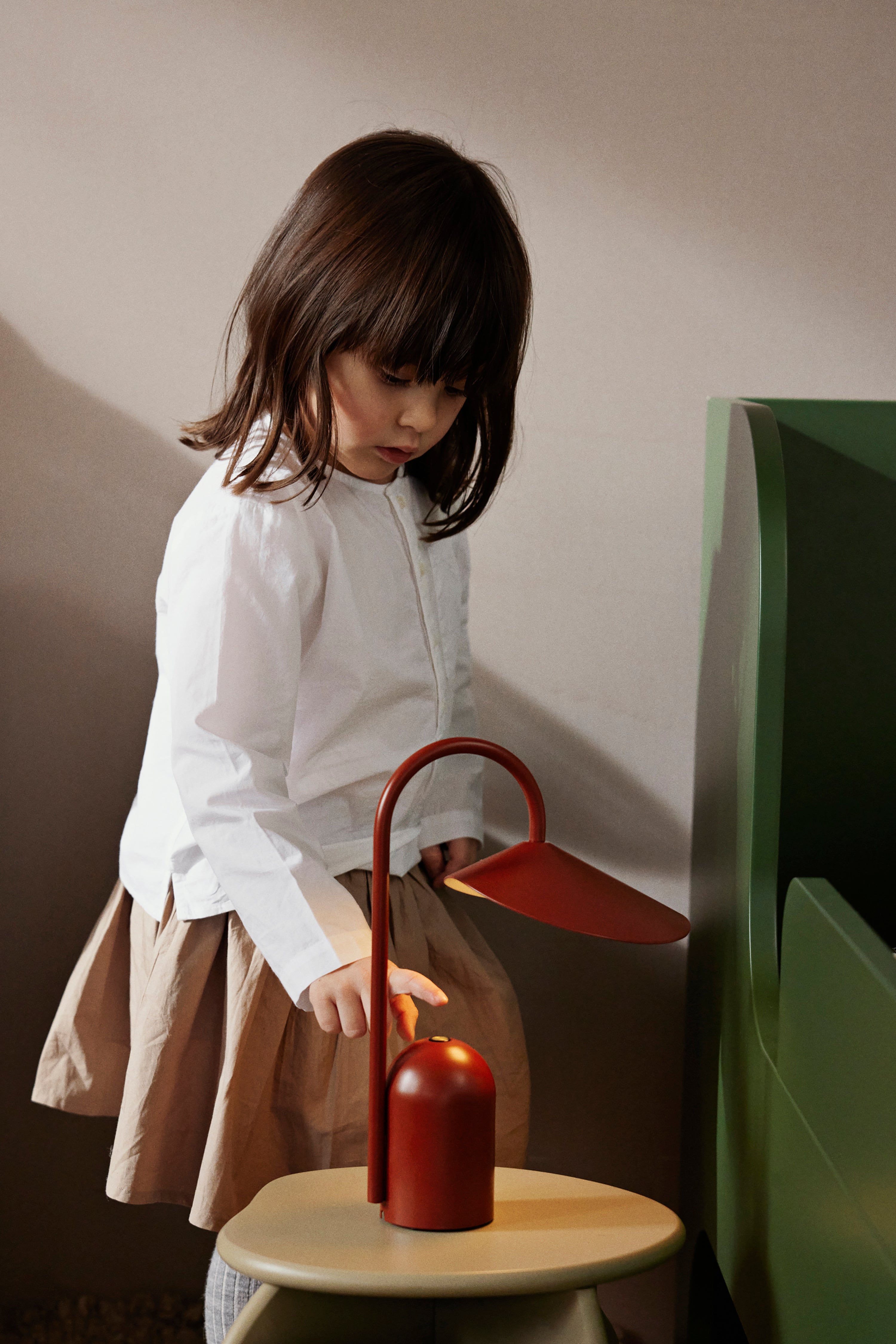 Portable lamp ARUM RED