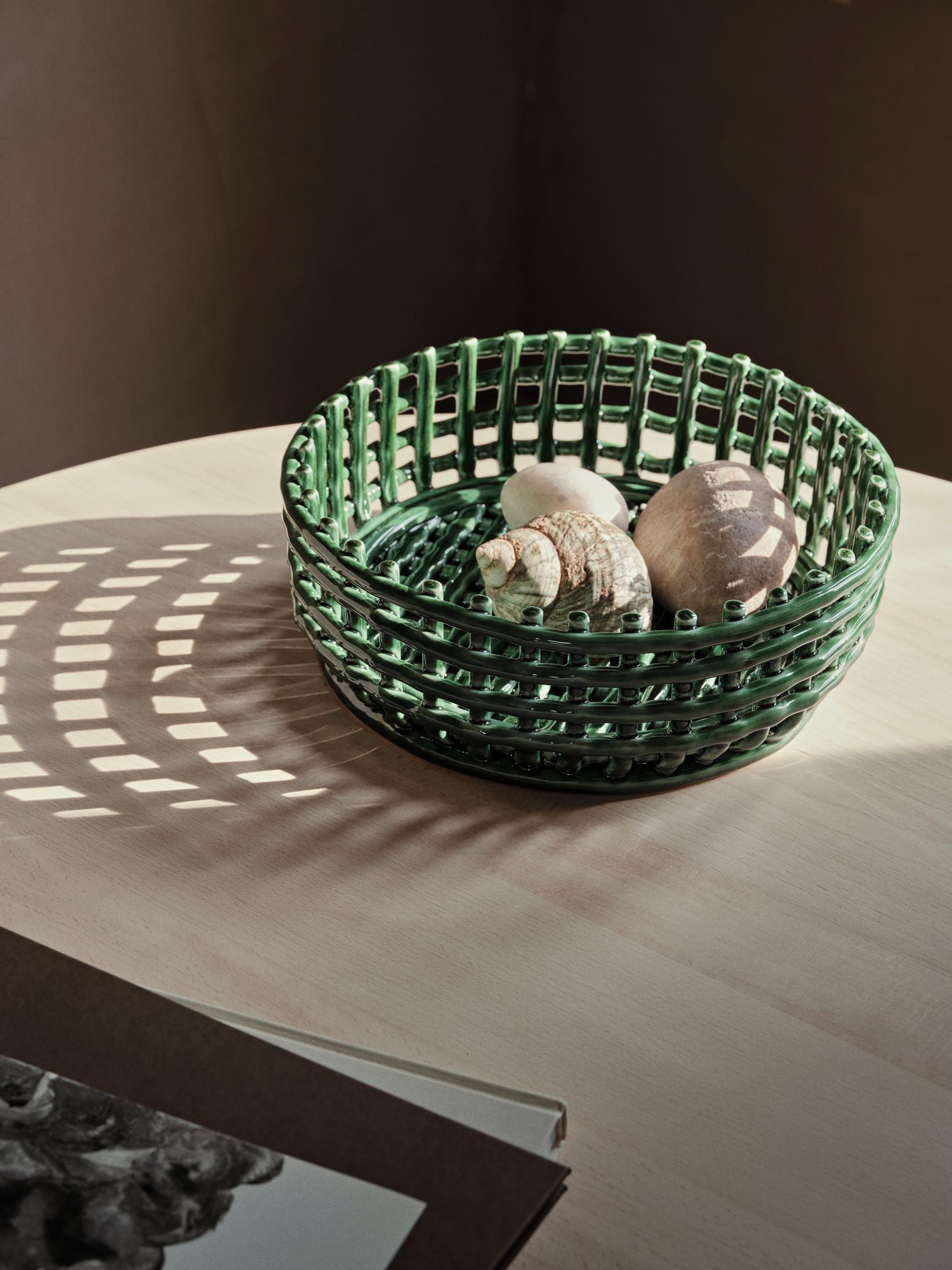 Misa CERAMIC CENTREPIECE zielony