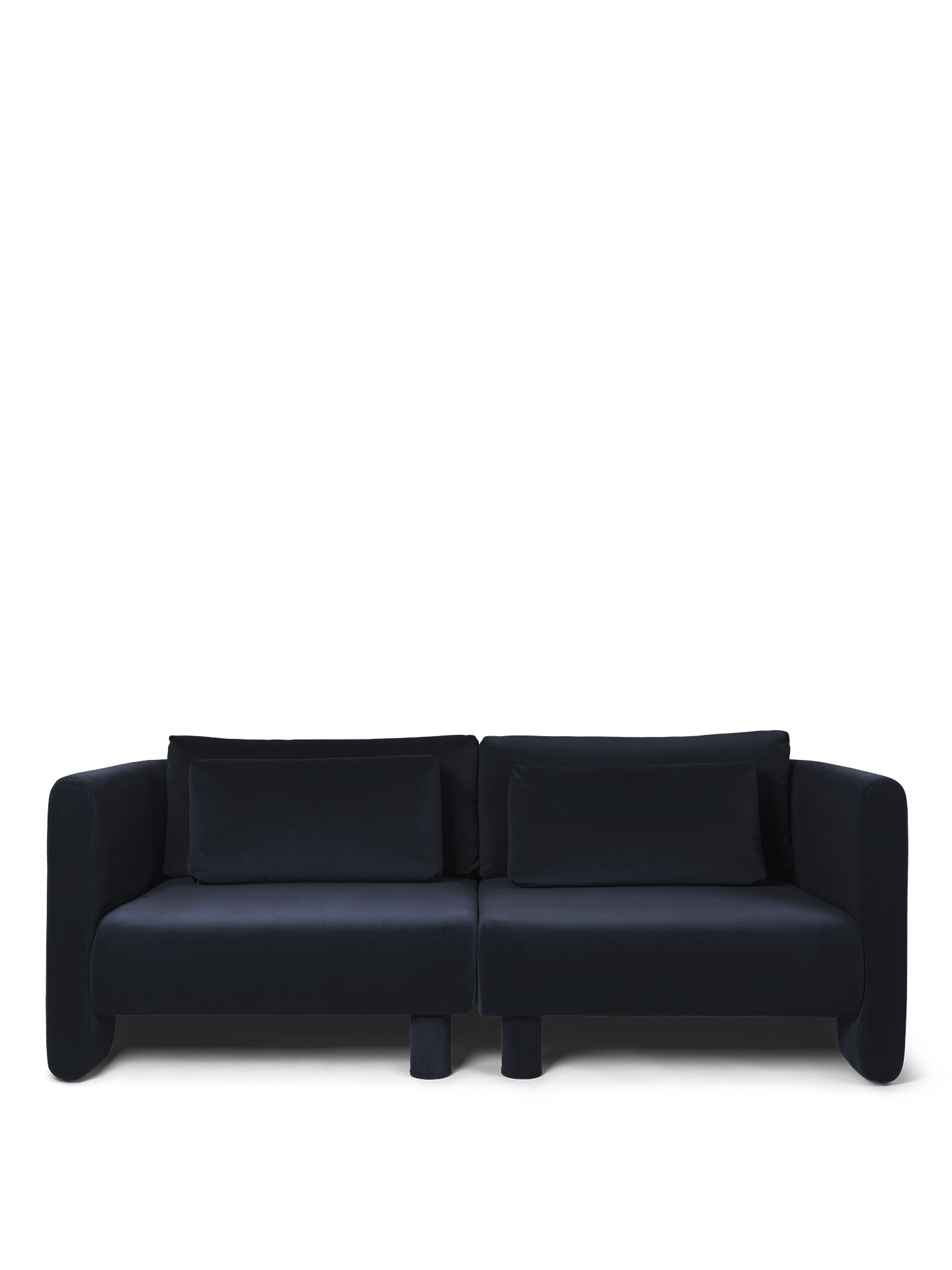 Sofa modułowa DASE - element lewostronny tapicerowany