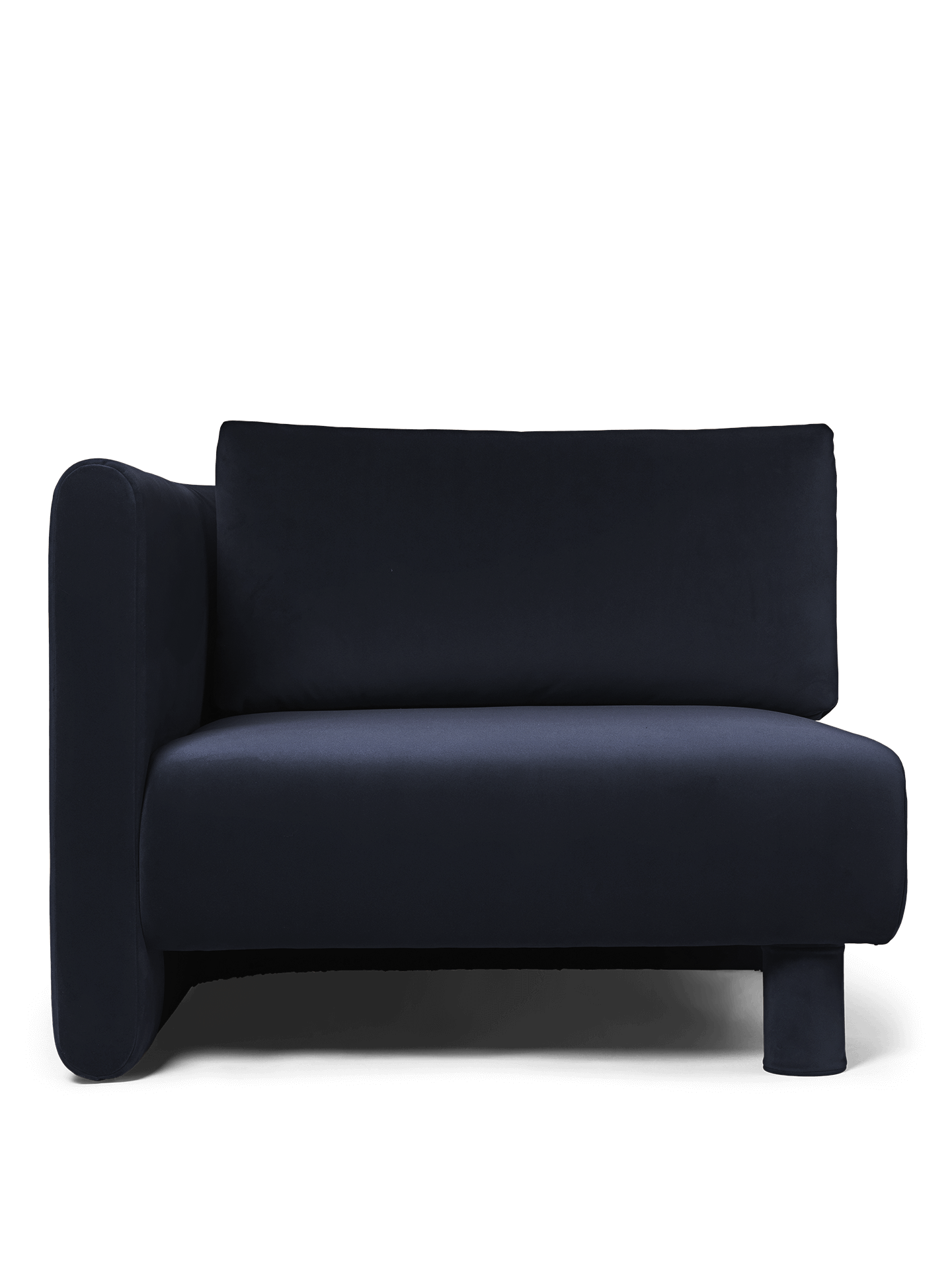 Sofa modułowa DASE - element lewostronny tapicerowany