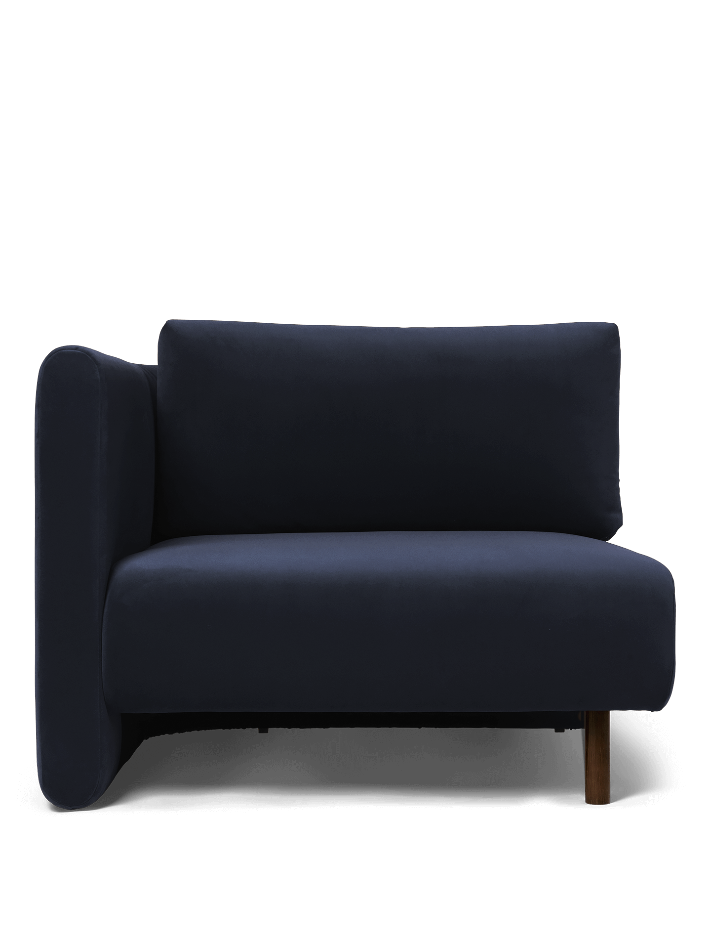 Sofa modułowa DASE - element lewostronny tapicerowany