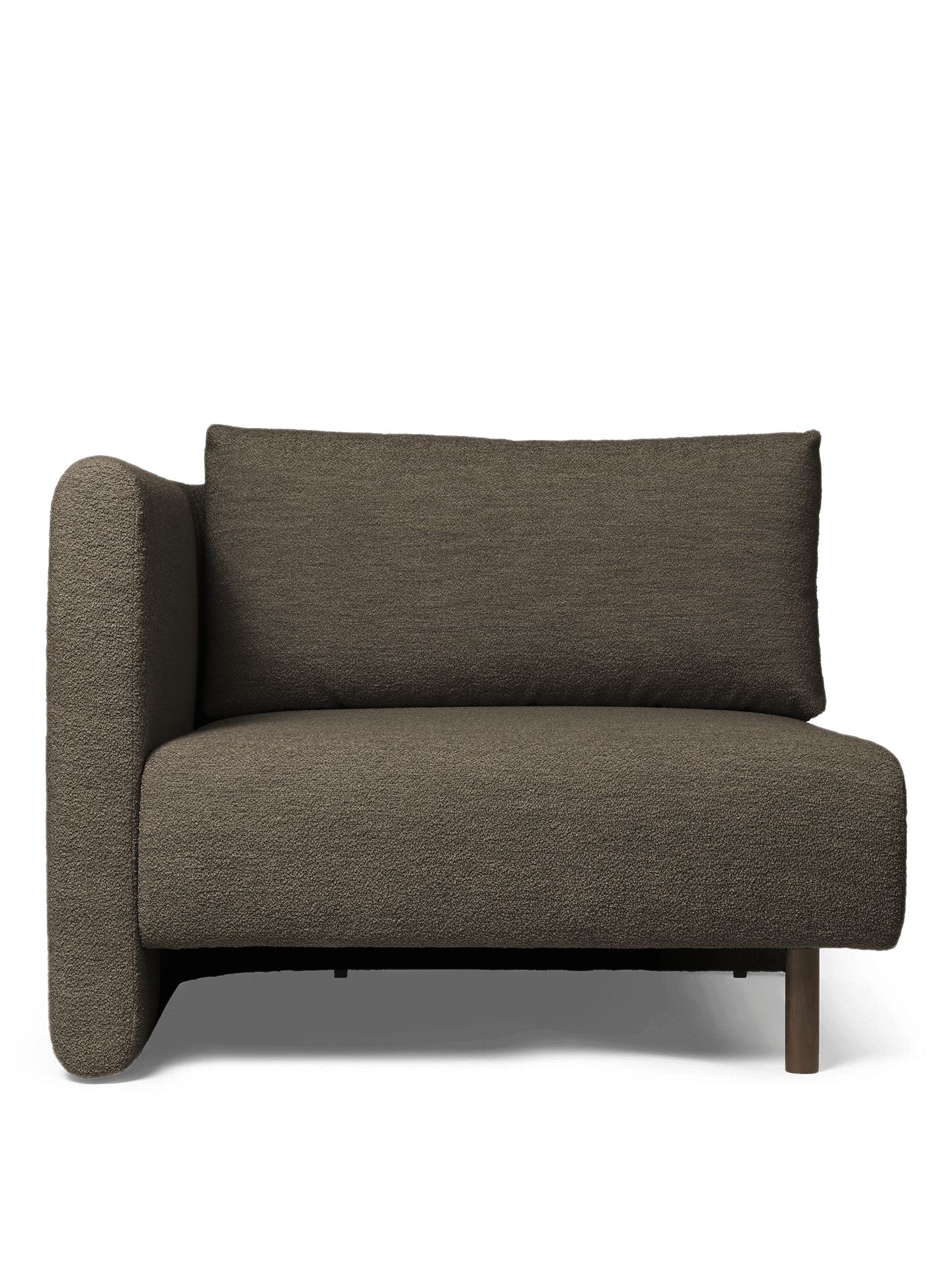 Sofa modułowa DASE - element lewostronny tapicerowany