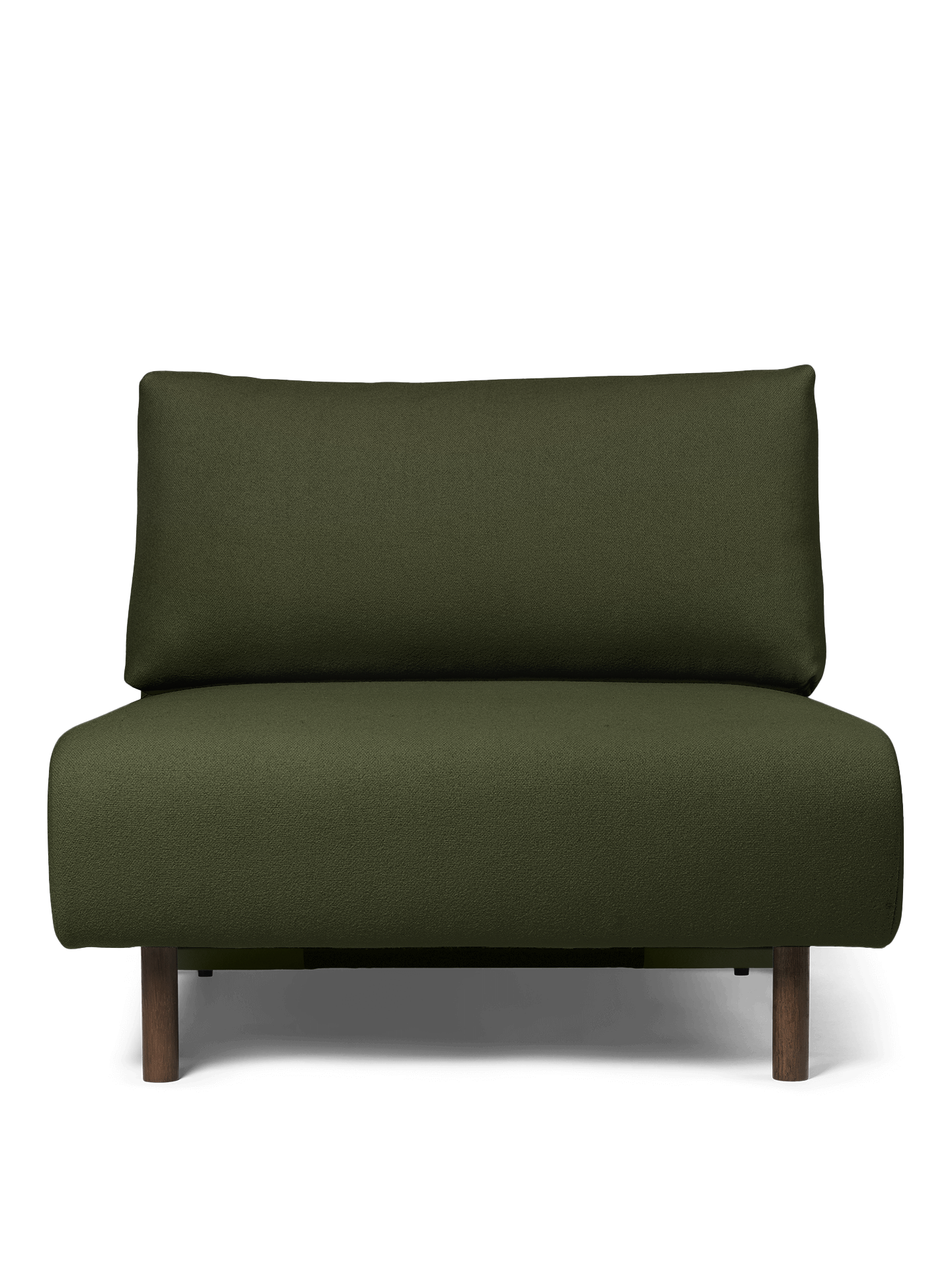 Sofa modułowa DASE - element środkowy Tonus ciemny zielony