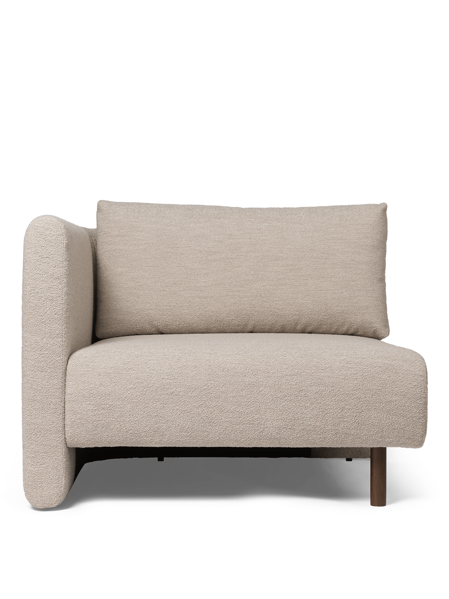 Sofa modułowa DASE - element lewostronny tapicerowany