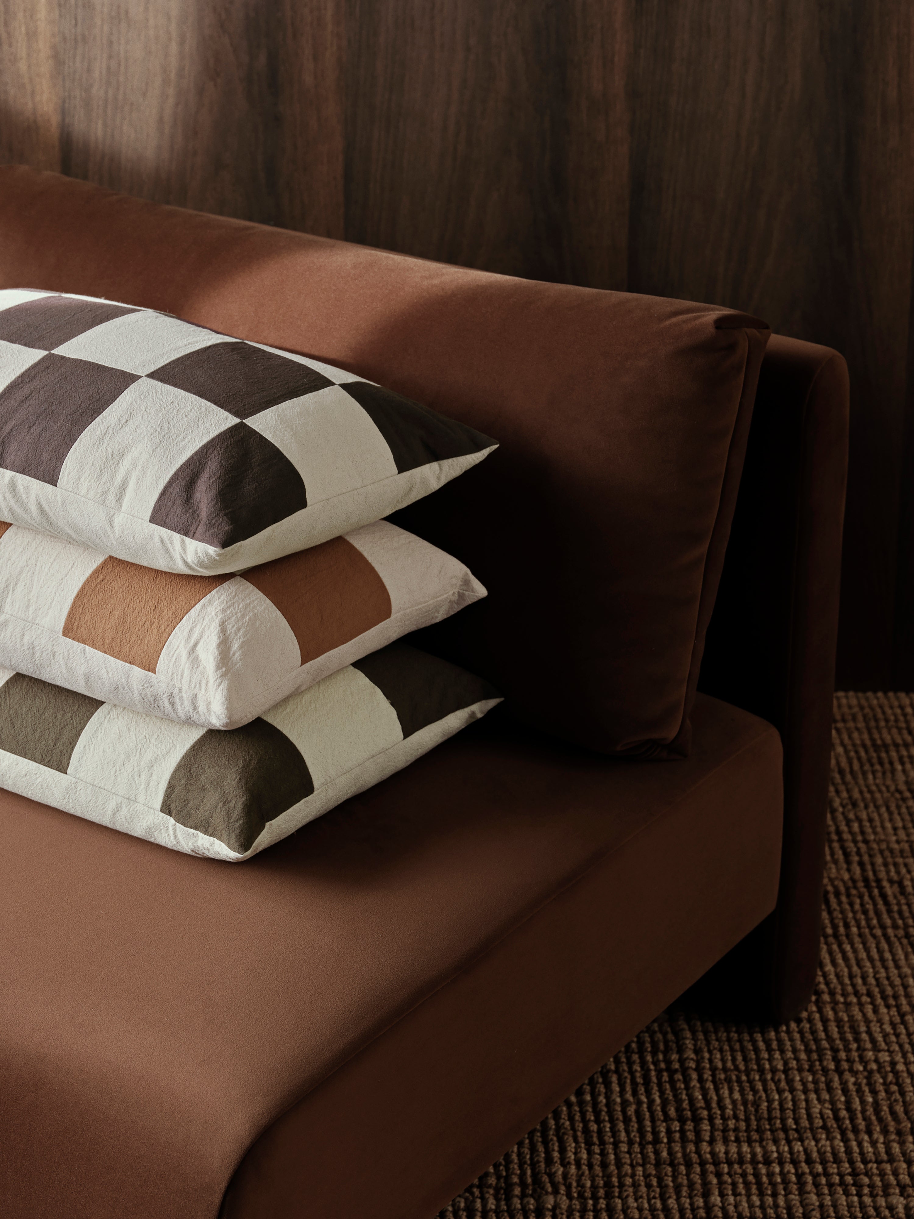 Sofa modułowa DASE - element lewostronny tapicerowany