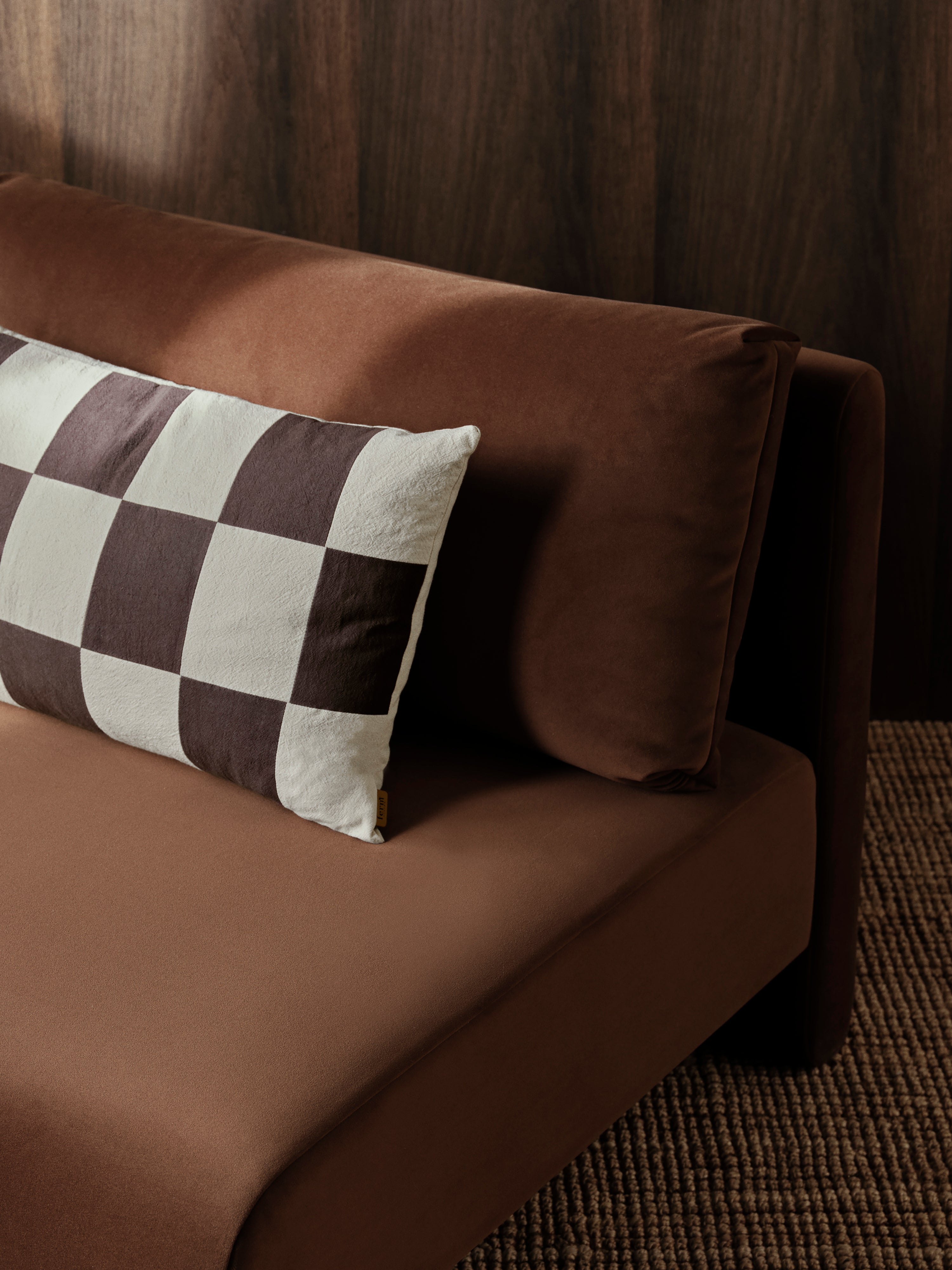 Sofa modułowa DASE - element lewostronny tapicerowany