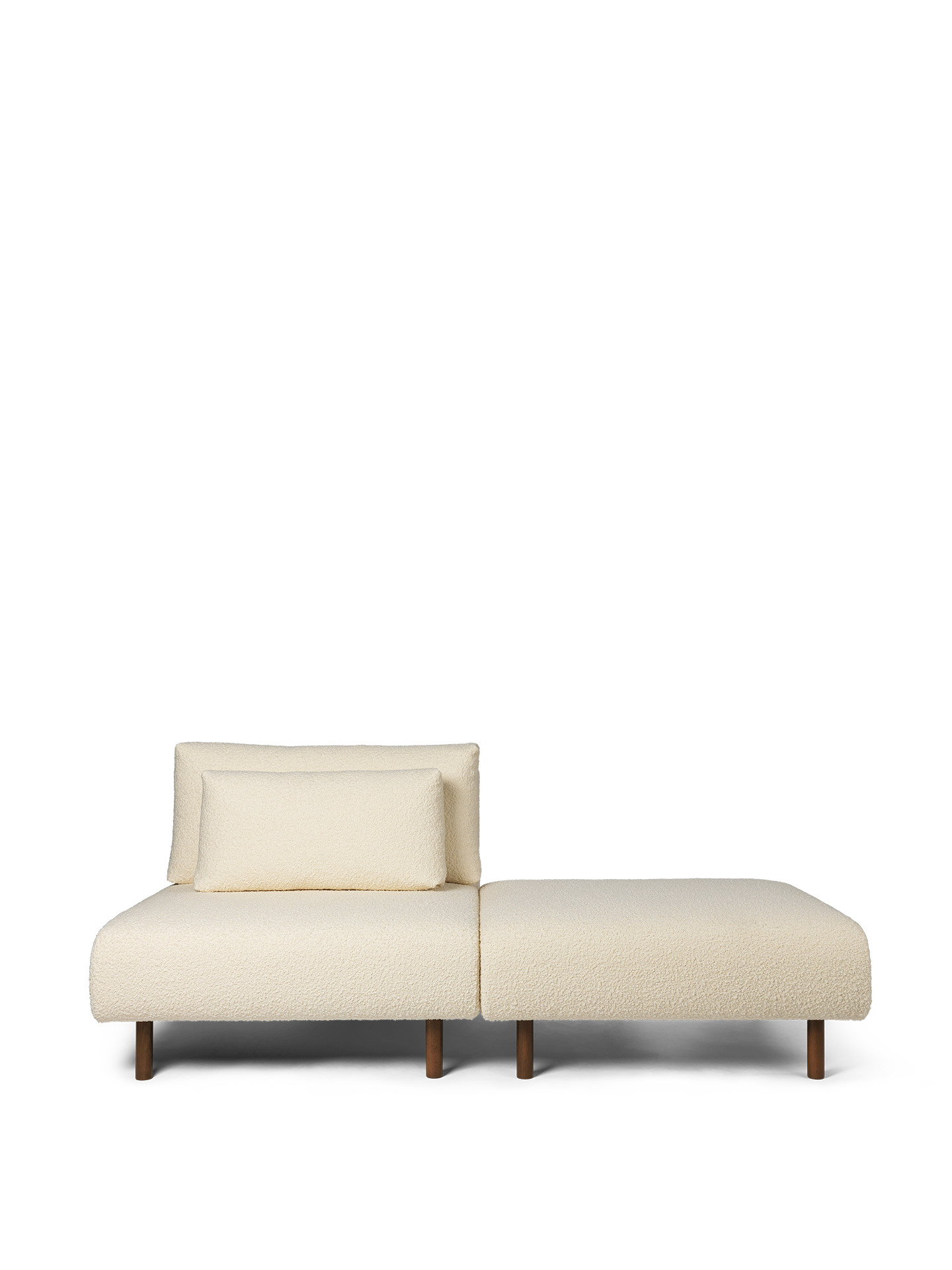 Sofa modułowa DASE - element środkowy tapicerowany