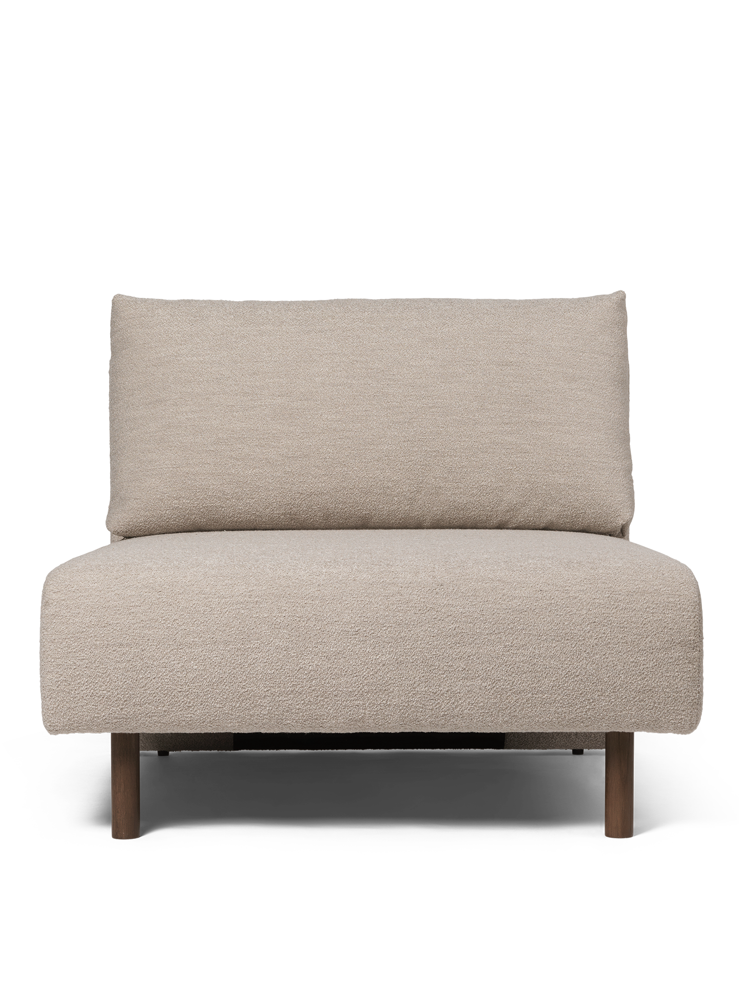 Dase modular sofa - the middle element of Soft Bouclé beige
