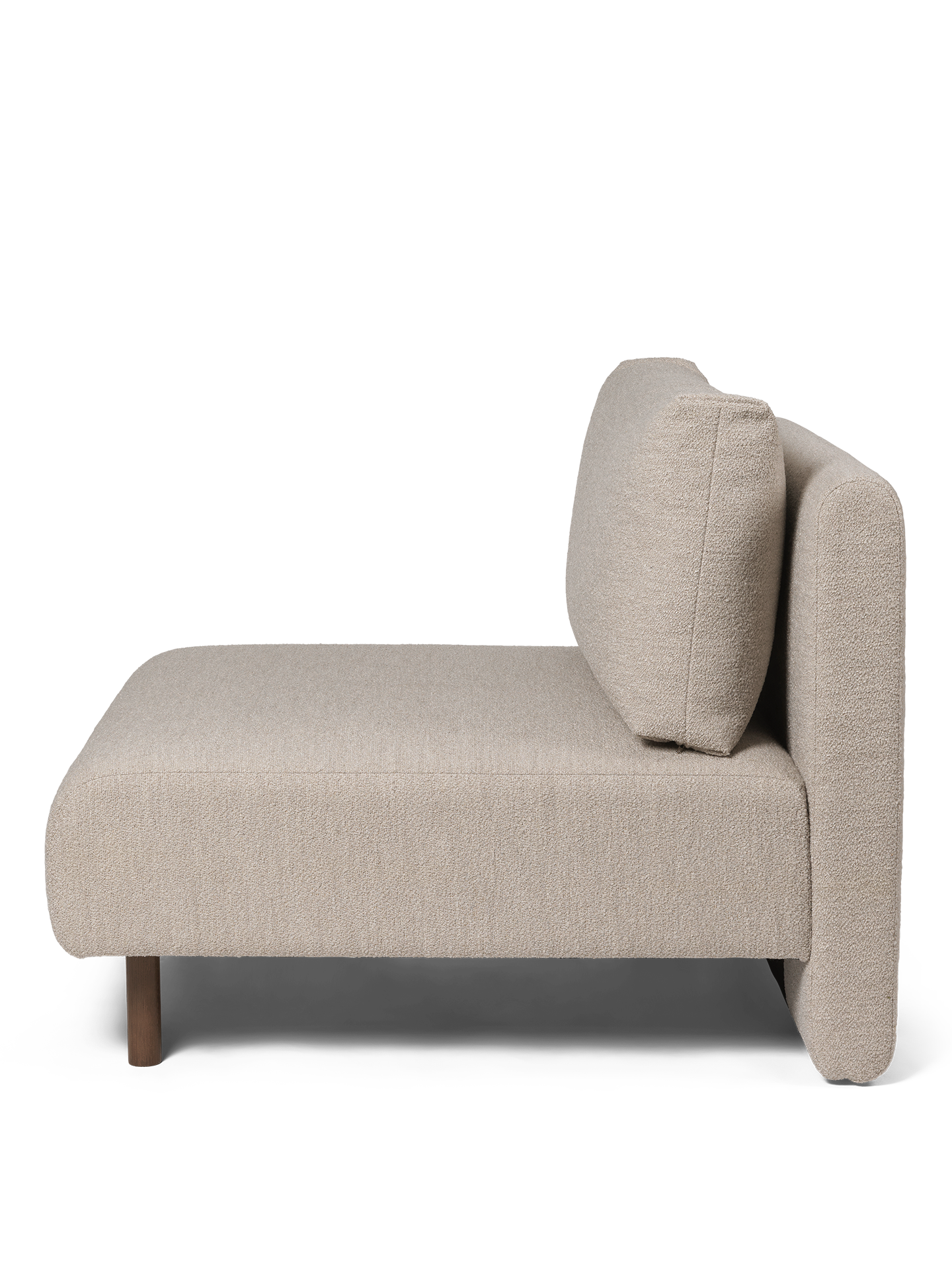 Dase modular sofa - the middle element of Soft Bouclé beige