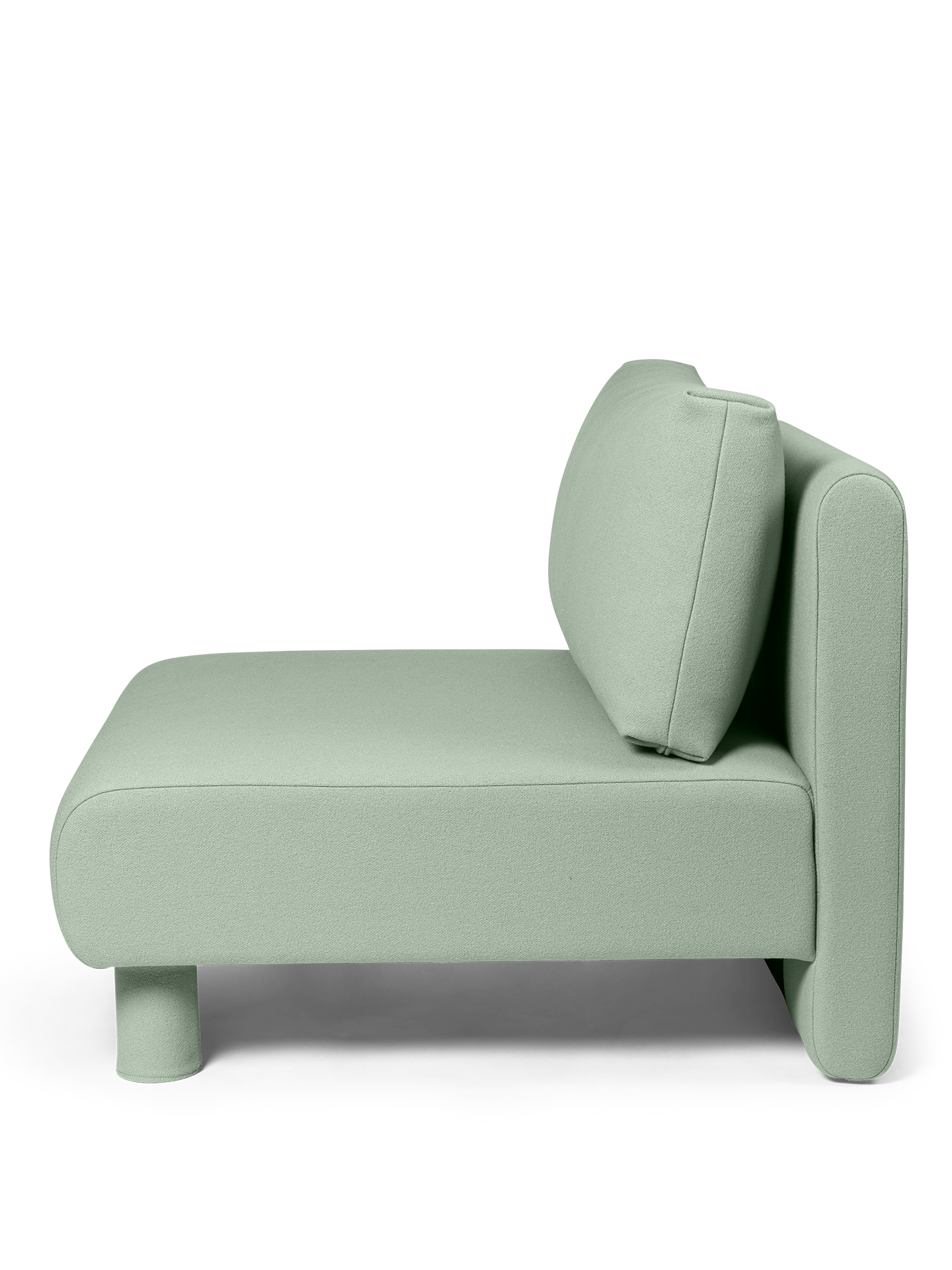 Sofa modułowa DASE - element środkowy Tonus miętowy