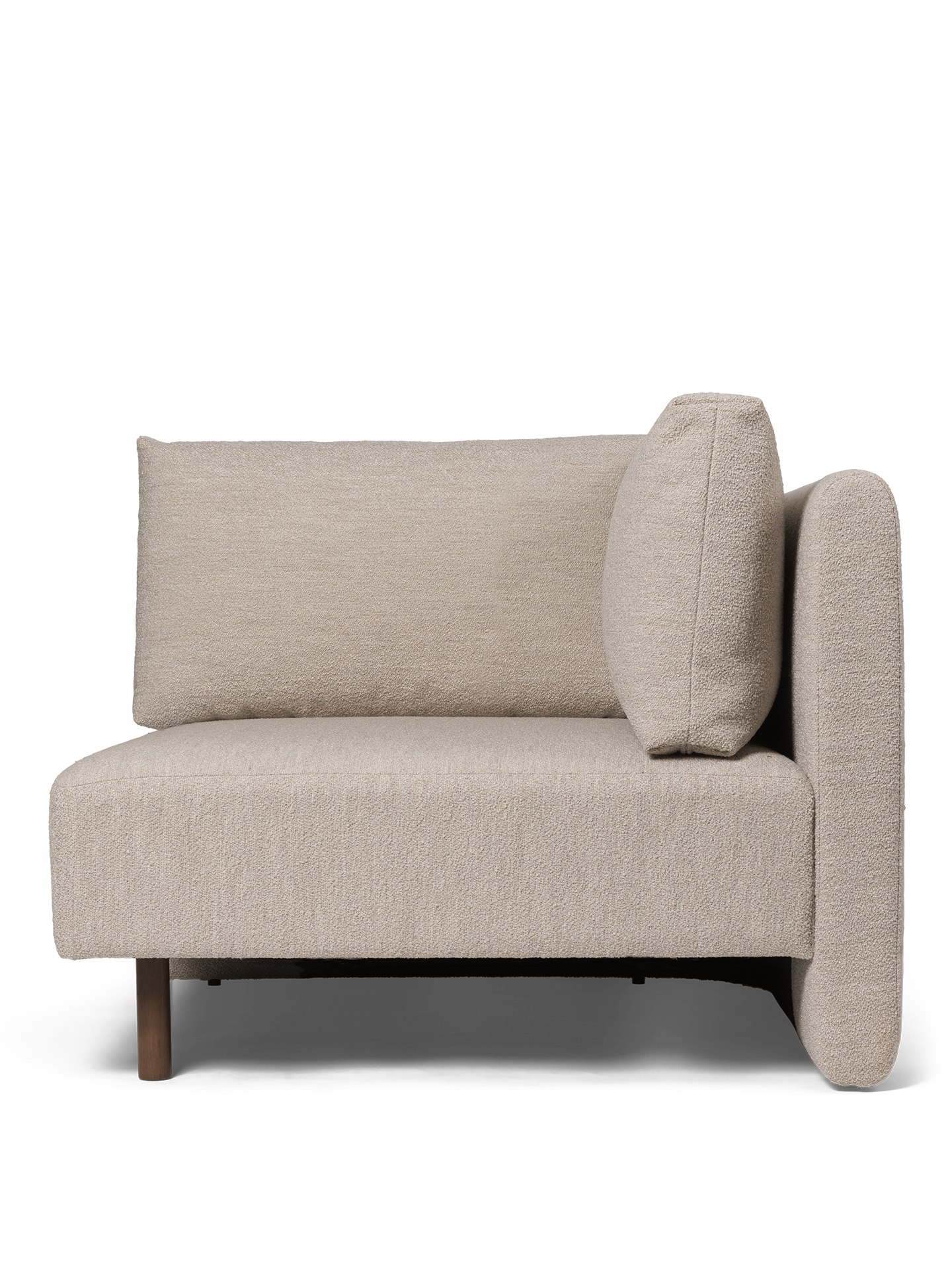 Sofa modułowa DASE - element narożny tapicerowany