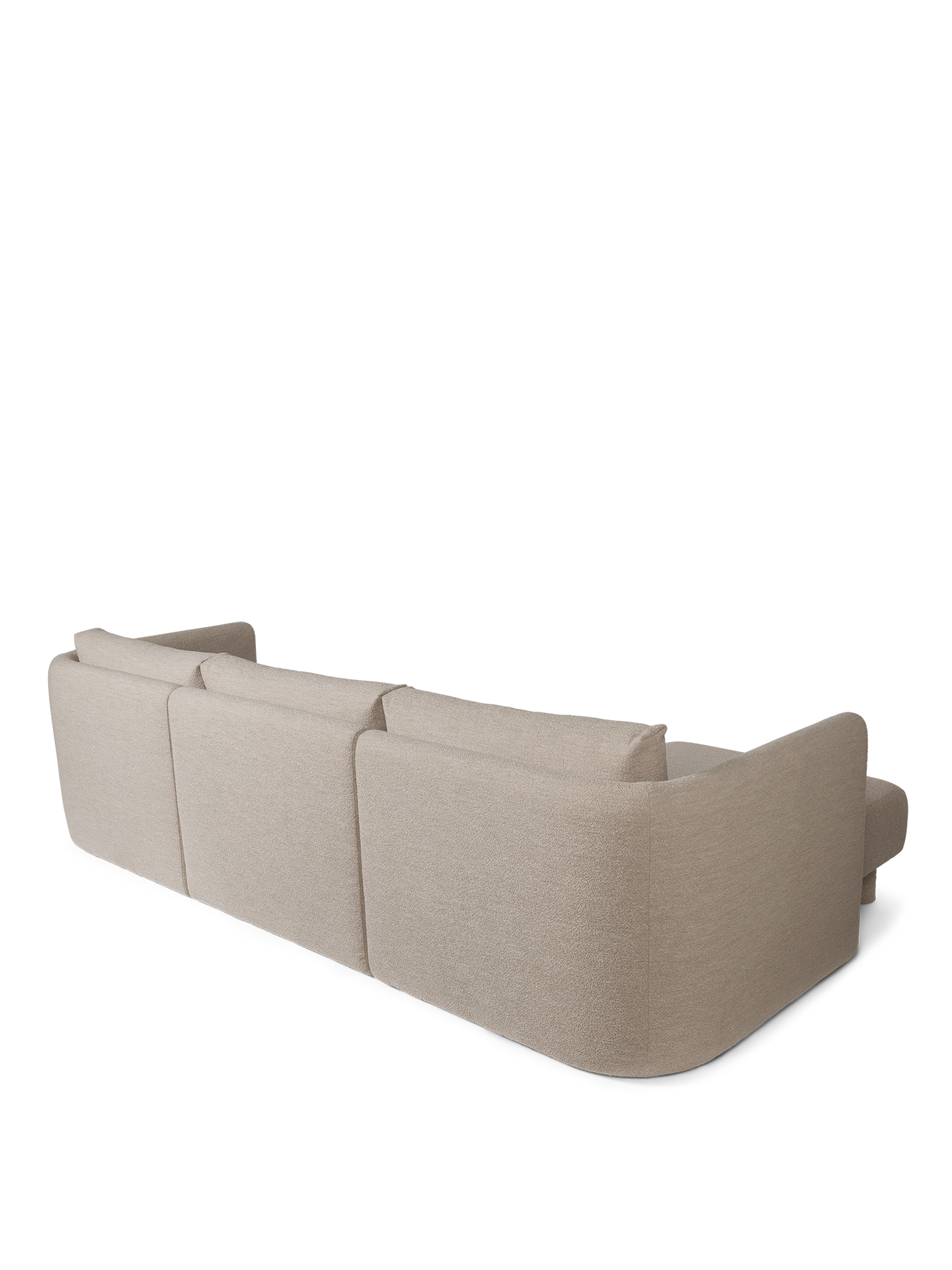 Dase modular sofa - the middle element of Soft Bouclé beige
