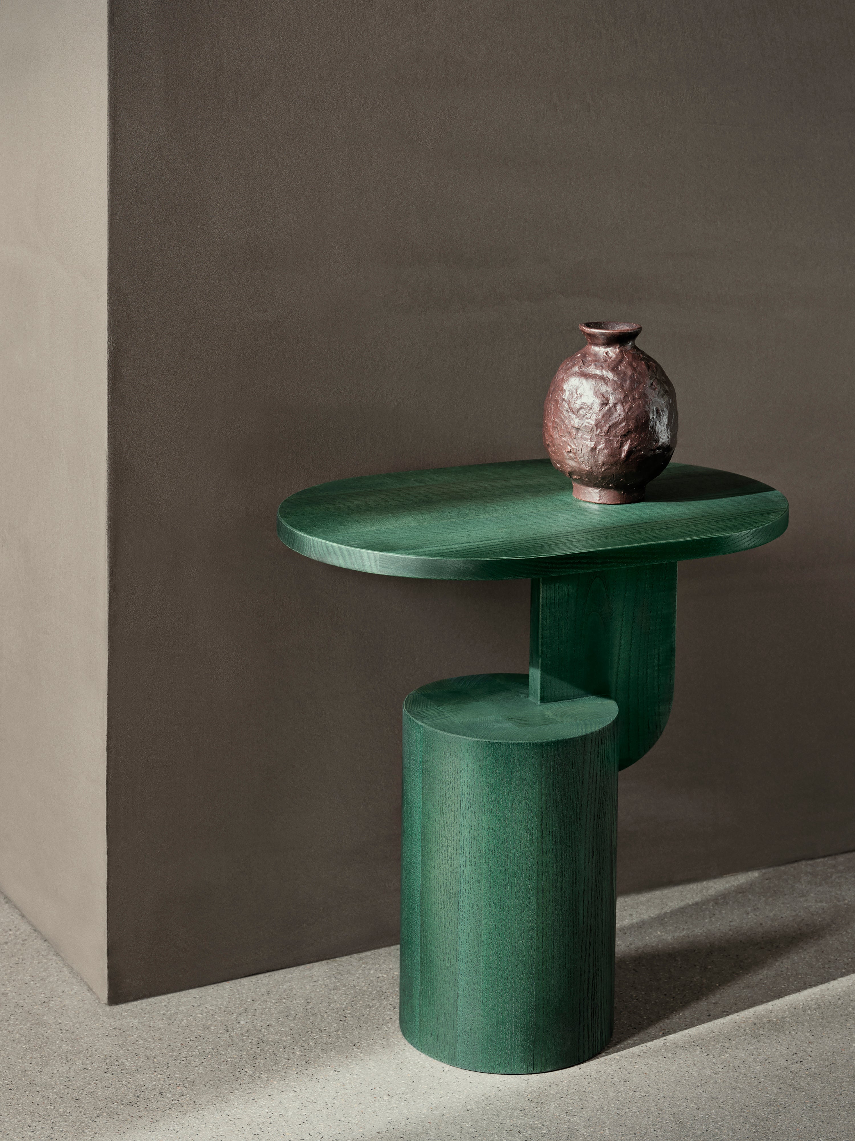 Side table Inspert green ash wood