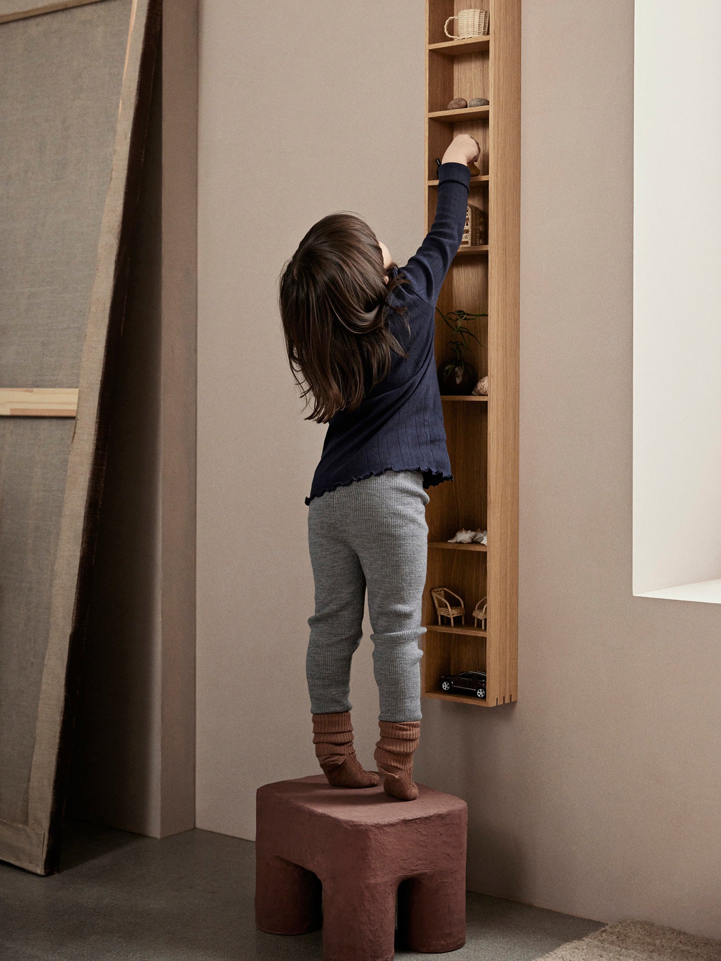 PODO Hocker rotbraun