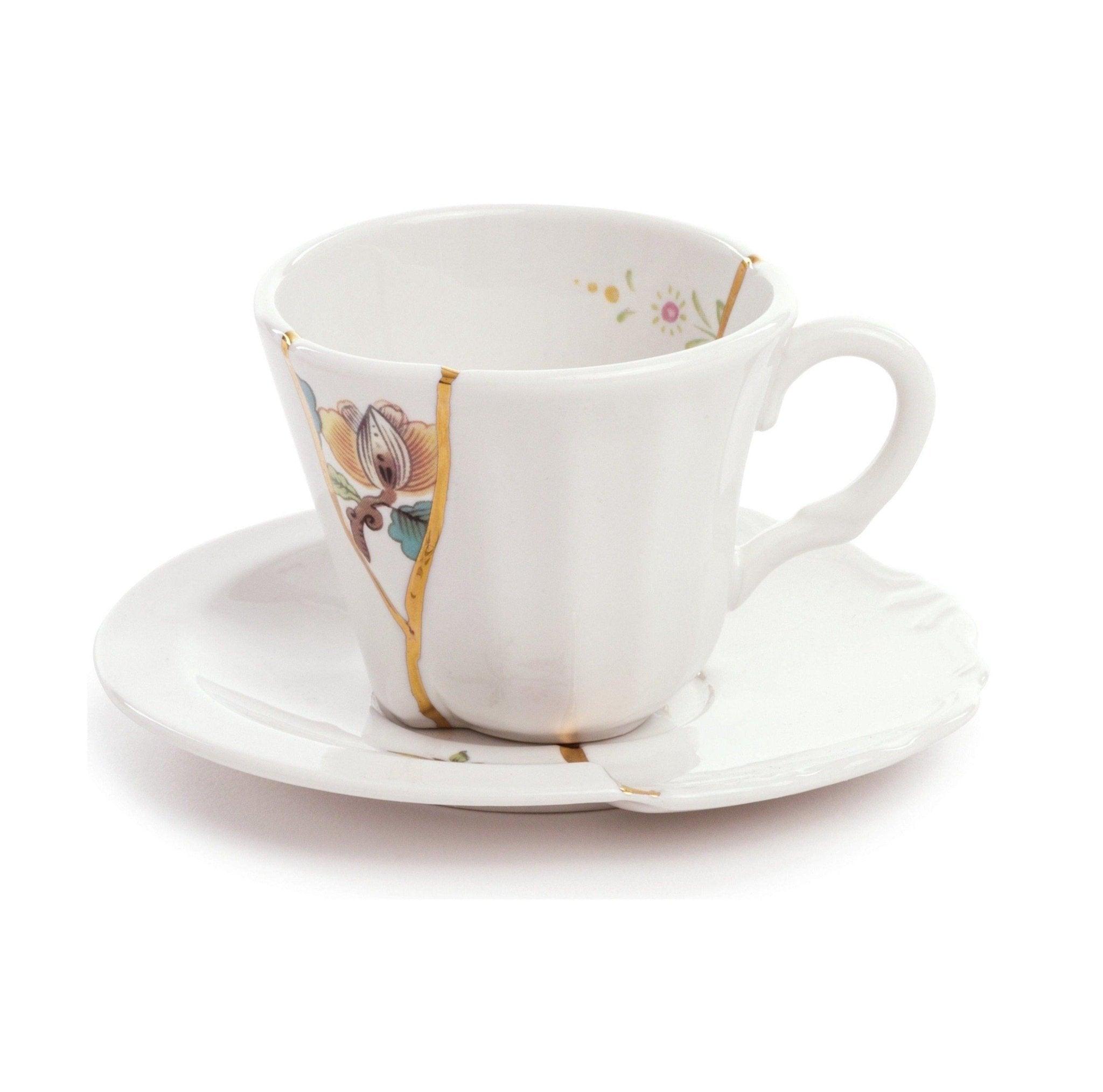 Filiżanka do espresso KINTSUGI porcelanowy Seletti    Eye on Design