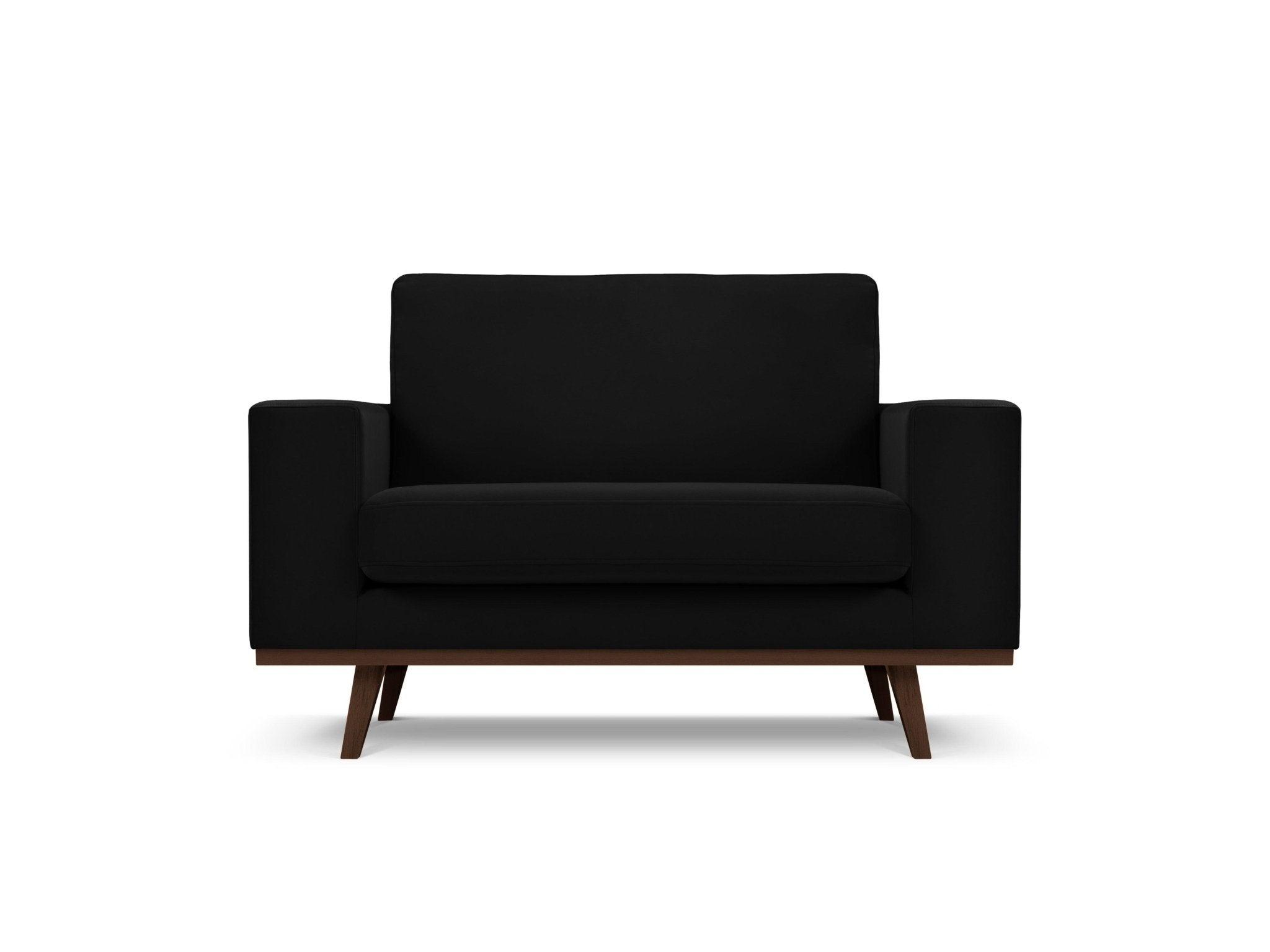 Fotel aksamitny HEBE czarny Mazzini Sofas    Eye on Design